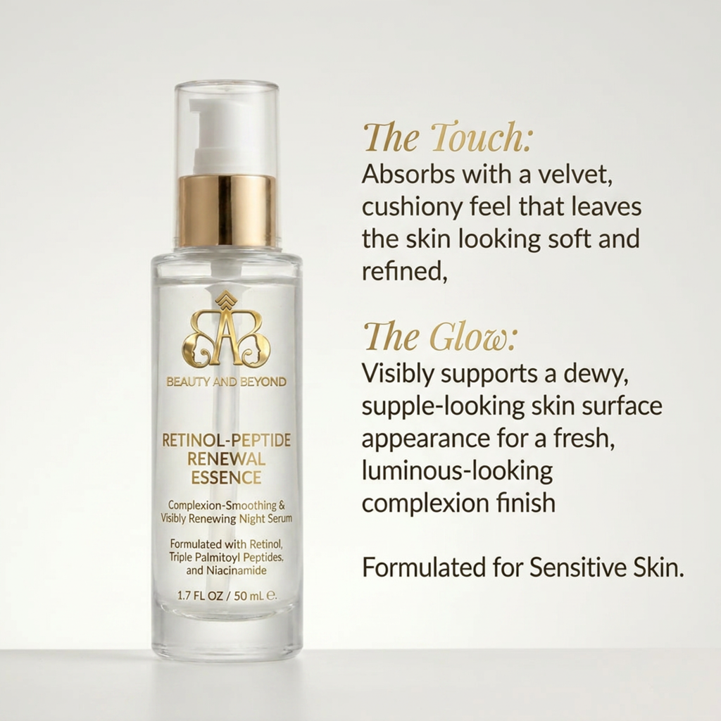 Retinol-Peptide Renewal Essence – Complexion-Smoothing & Visibly Renewing Night Serum (60 mL)