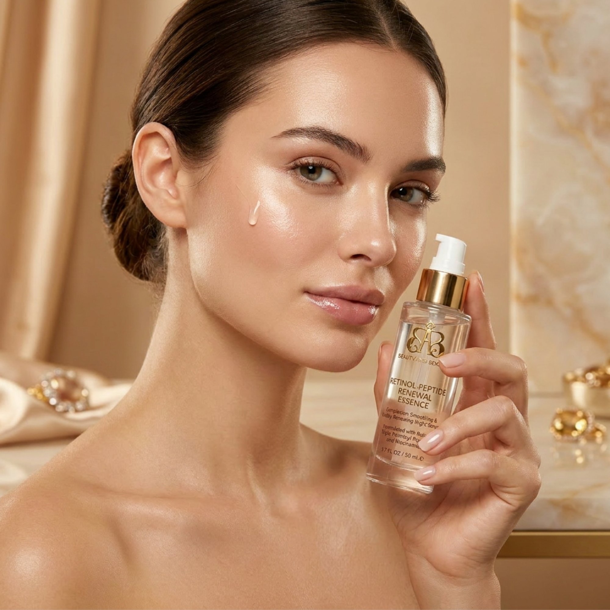 Retinol-Peptide Renewal Essence – Complexion-Smoothing & Visibly Renewing Night Serum (60 mL)