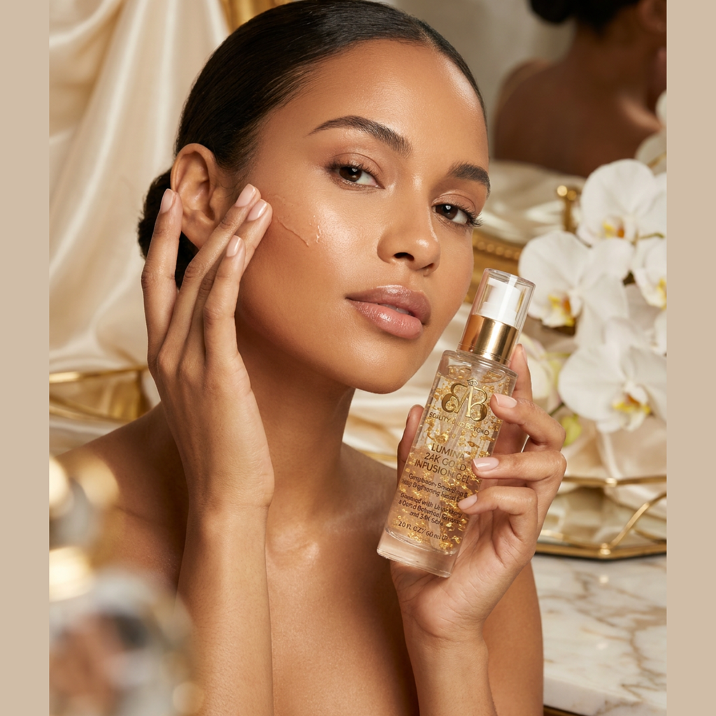 Lumina 24K Gold Infusion Gel – Complexion-Smoothing & Visibly Brightening Facial Essence (60 mL)