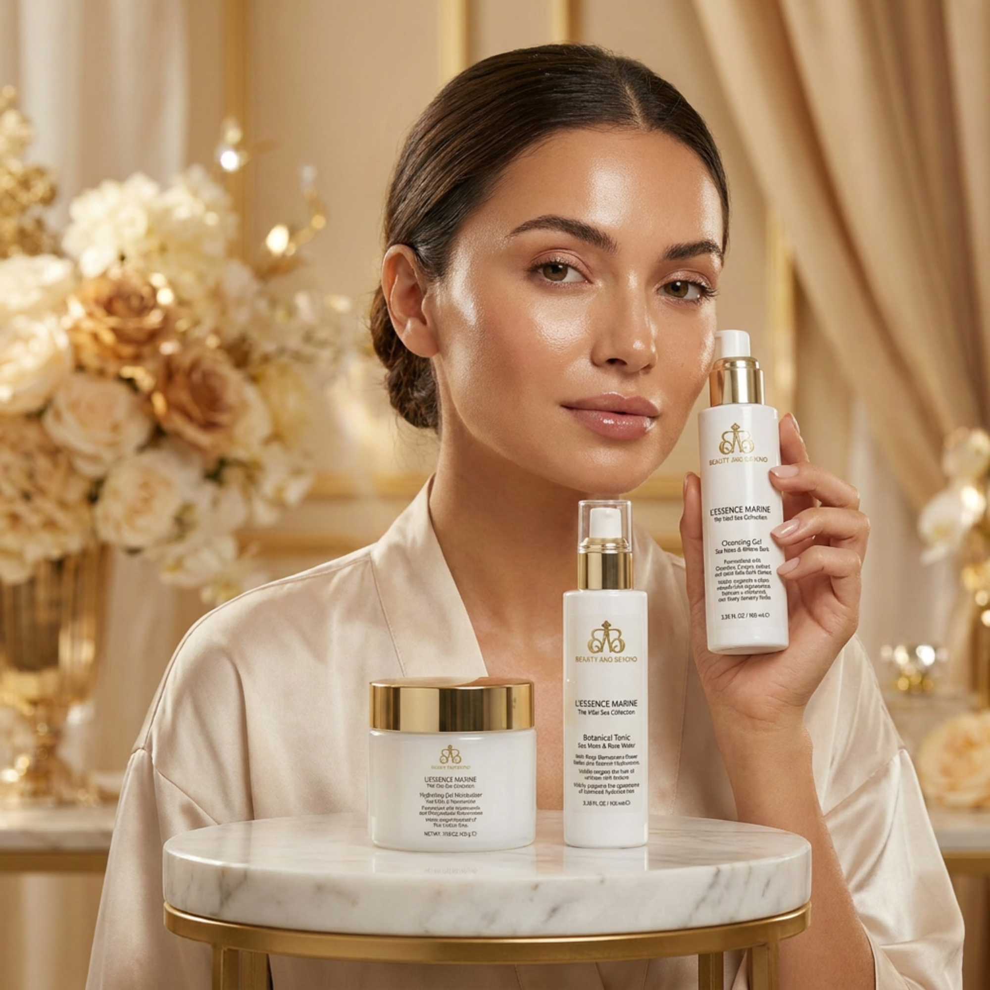 L'Essence Marine: The Vital Sea Collection — Facial Skincare Set (3-Step Marine Botanical Ritual)