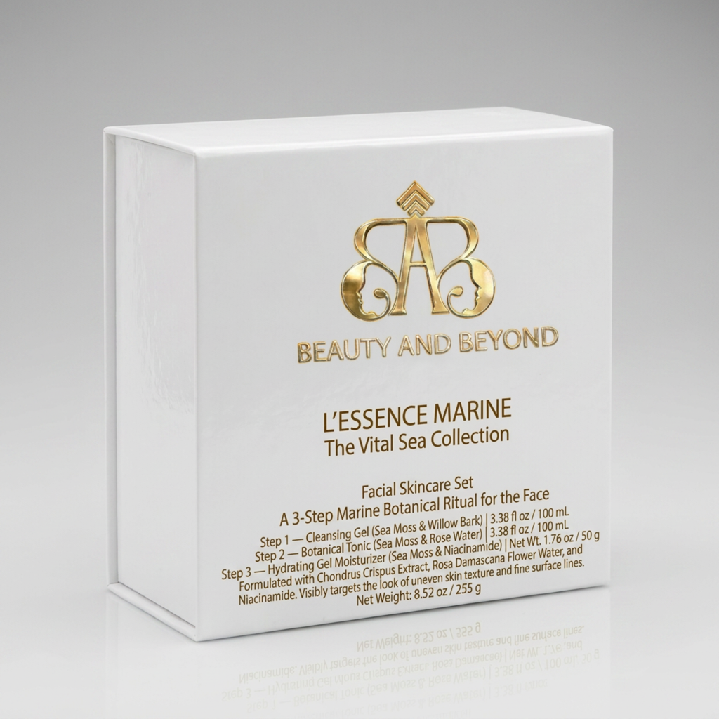 L'Essence Marine: The Vital Sea Collection — Facial Skincare Set (3-Step Marine Botanical Ritual)