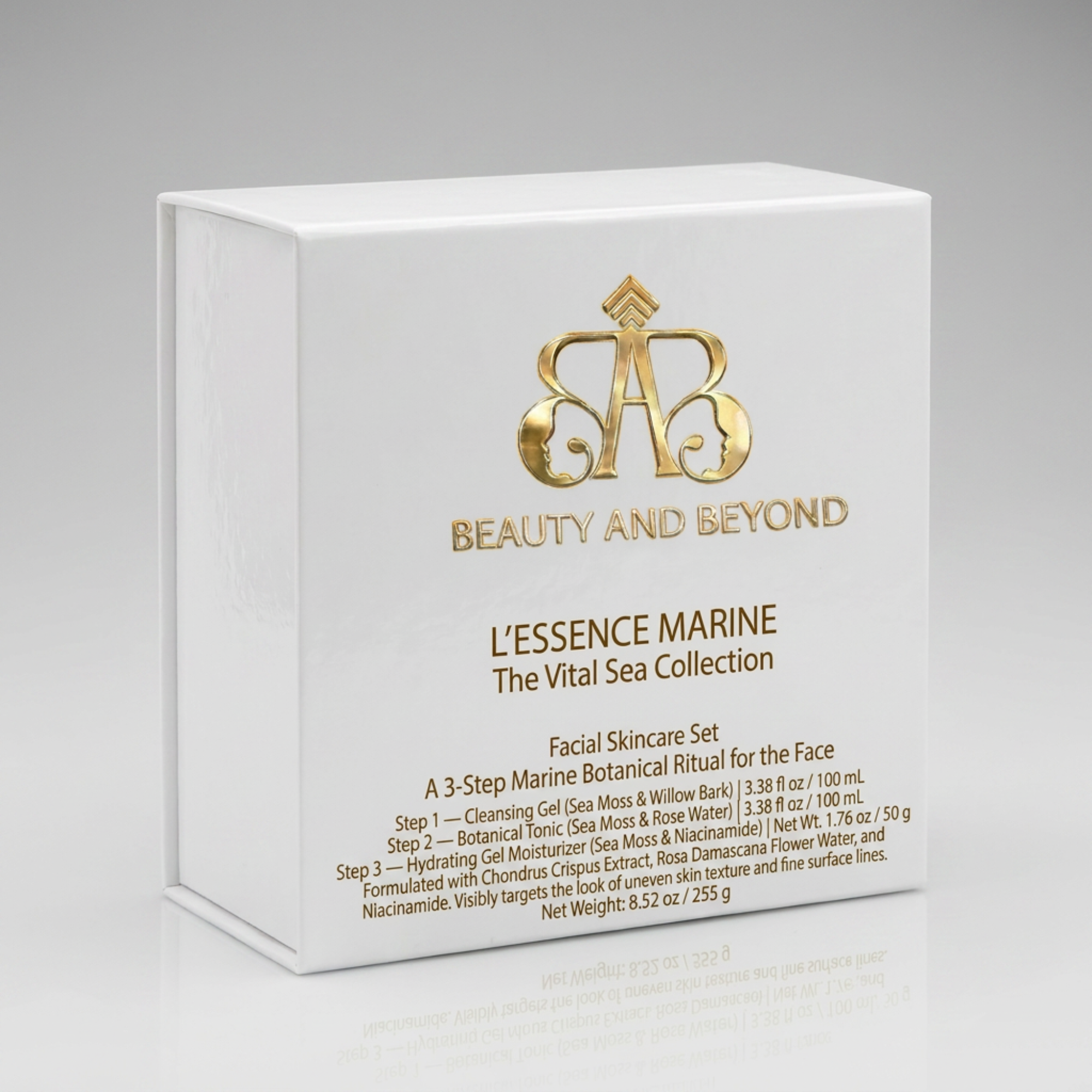 L'Essence Marine: The Vital Sea Collection — Facial Skincare Set (3-Step Marine Botanical Ritual)