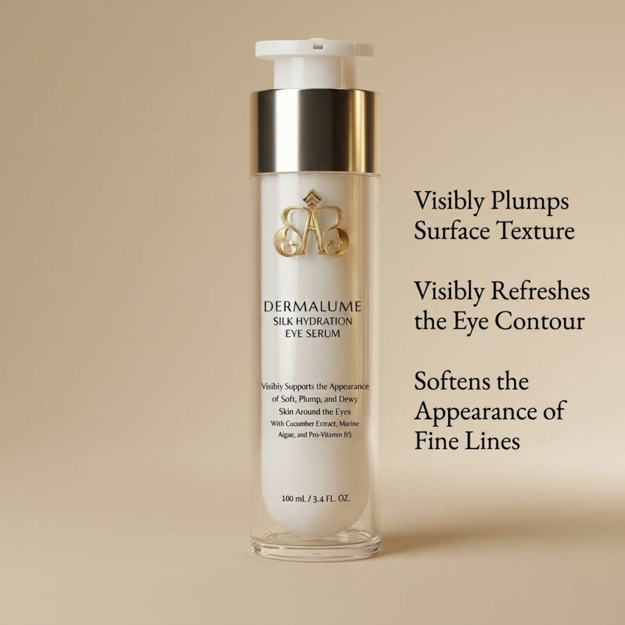 Dermalume Silk Hydration Eye Serum – Dewy Eye Contour Refiner