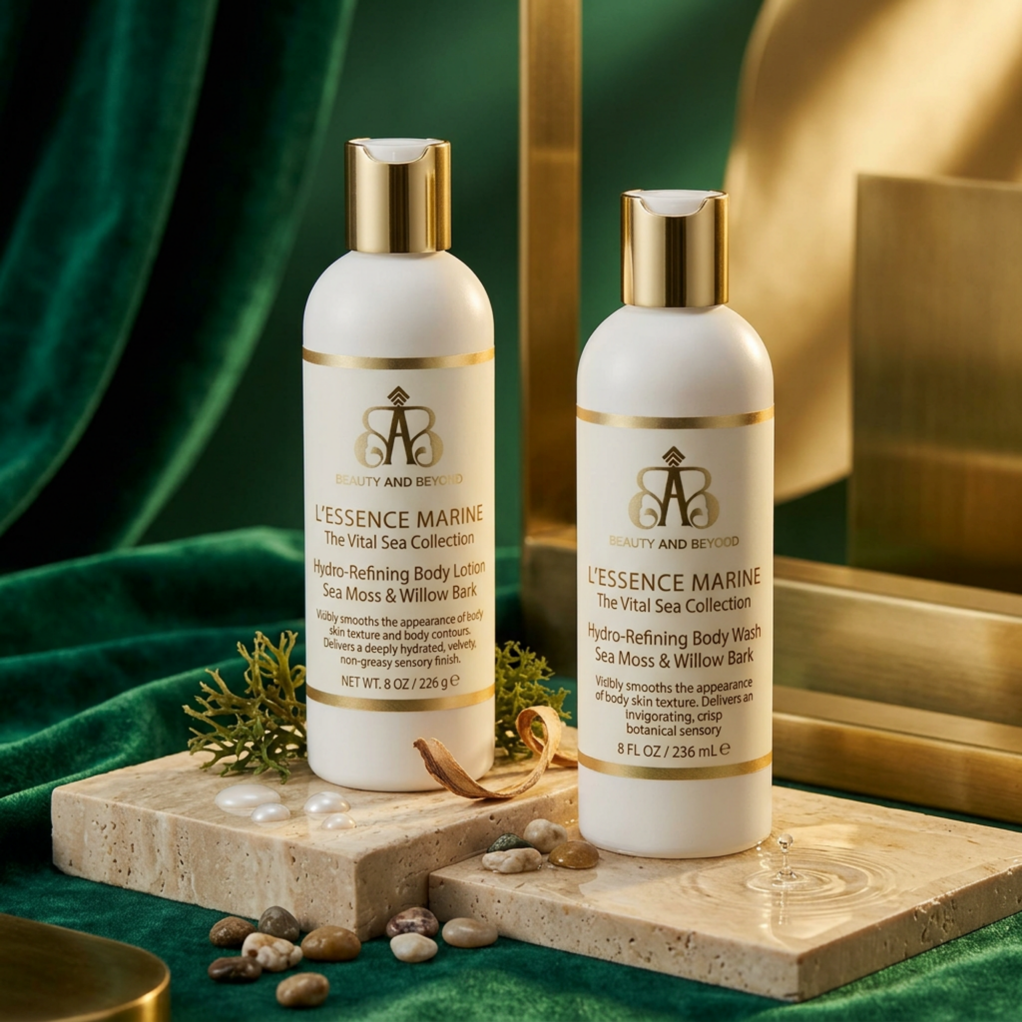 L'Essence Marine: The Vital Sea Collection — Body Care Set (2-Piece Marine Botanical Ritual)