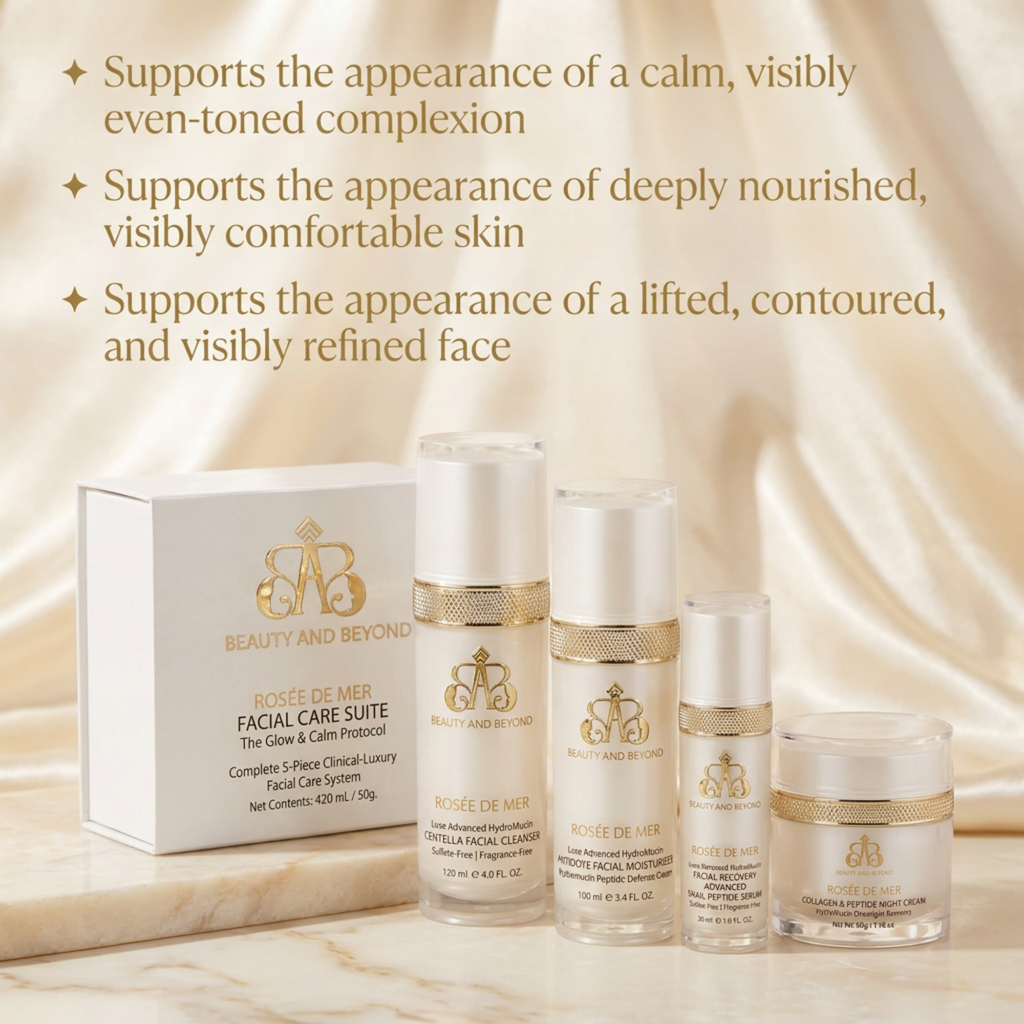 Rosée De Mer — Luxe Advanced HydroMucin Facial Care Suite (5-Piece)