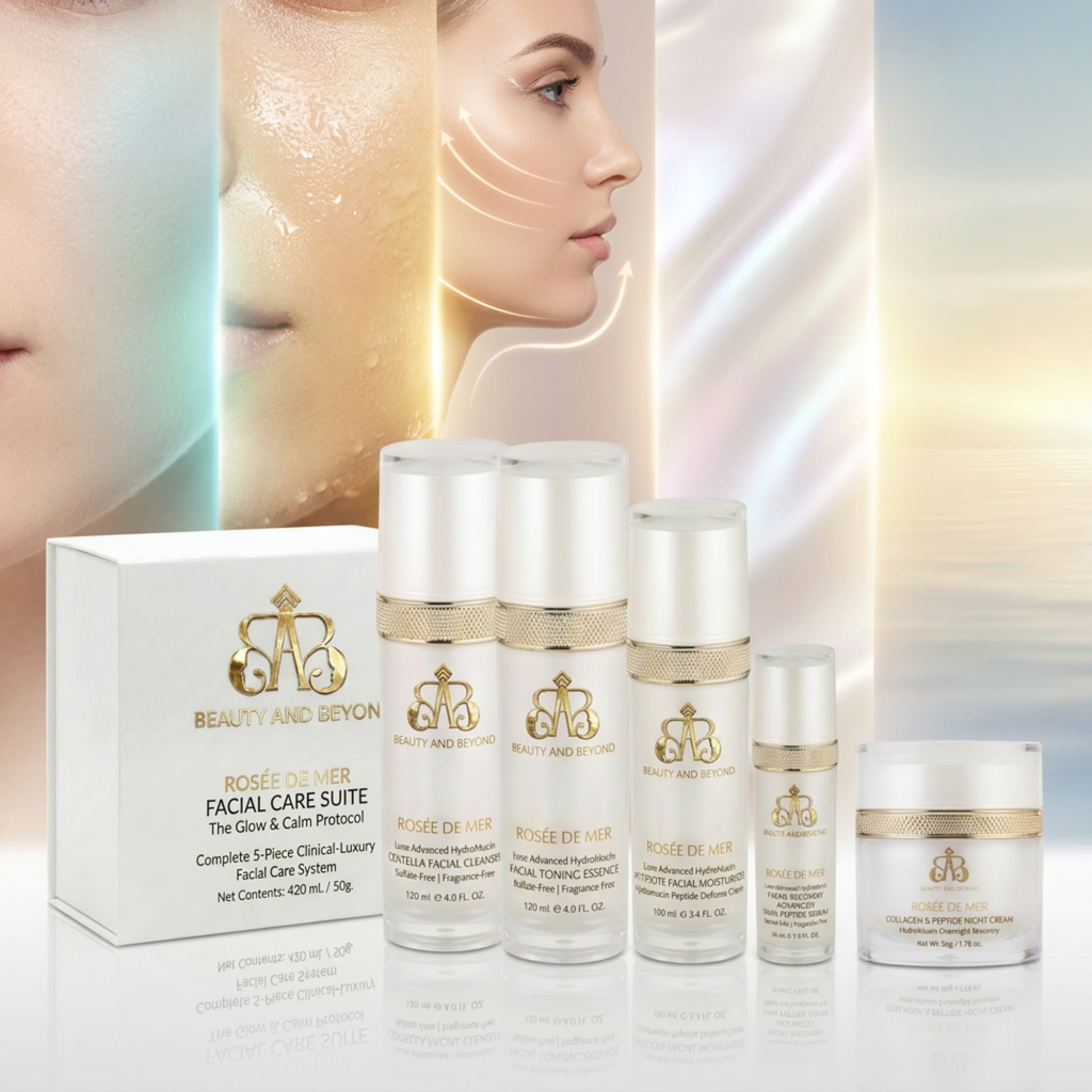 Rosée De Mer — Luxe Advanced HydroMucin Facial Care Suite (5-Piece)