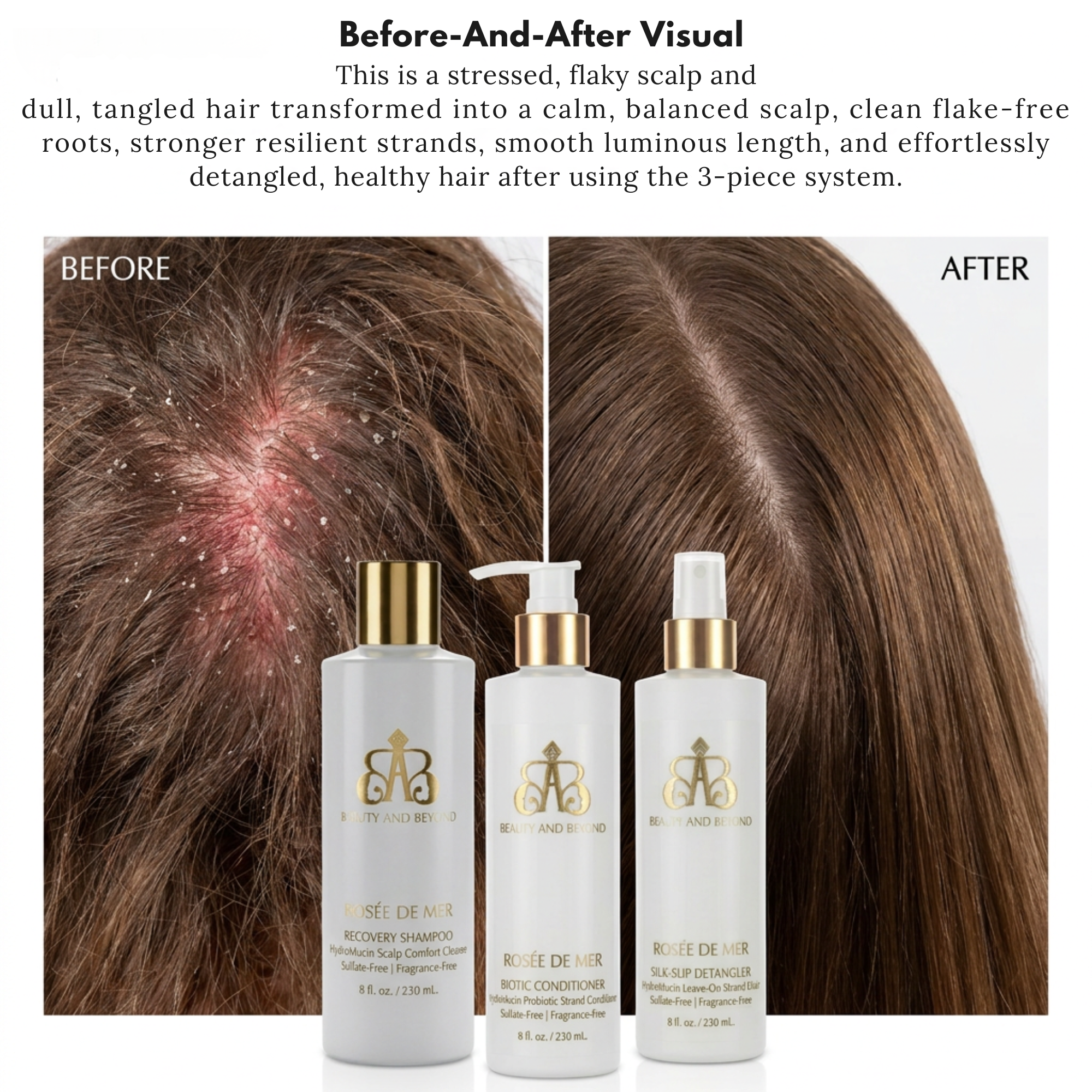 Rosée De Mer — Luxe Advanced HydroMucin Hair & Scalp Suite (3-Piece)