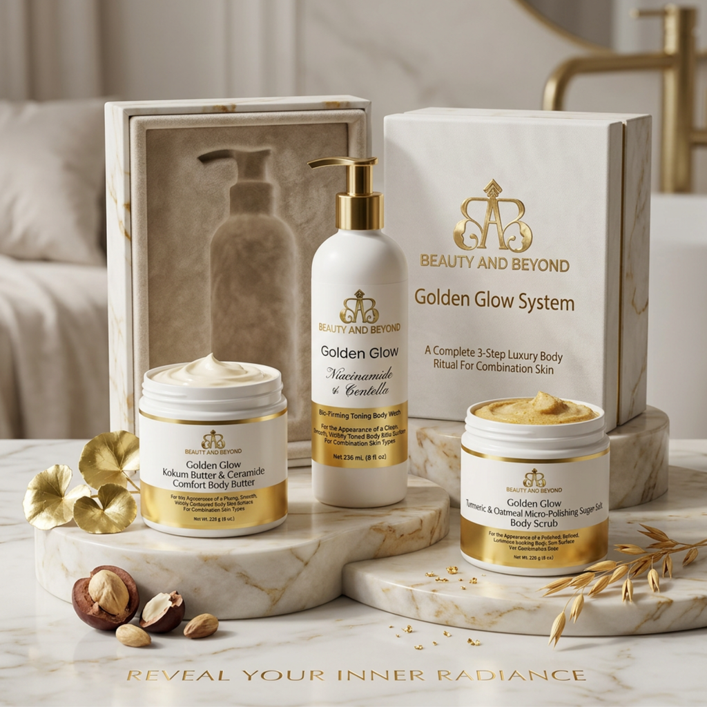 Golden Glow System — 3-Piece Glow Body Care Set