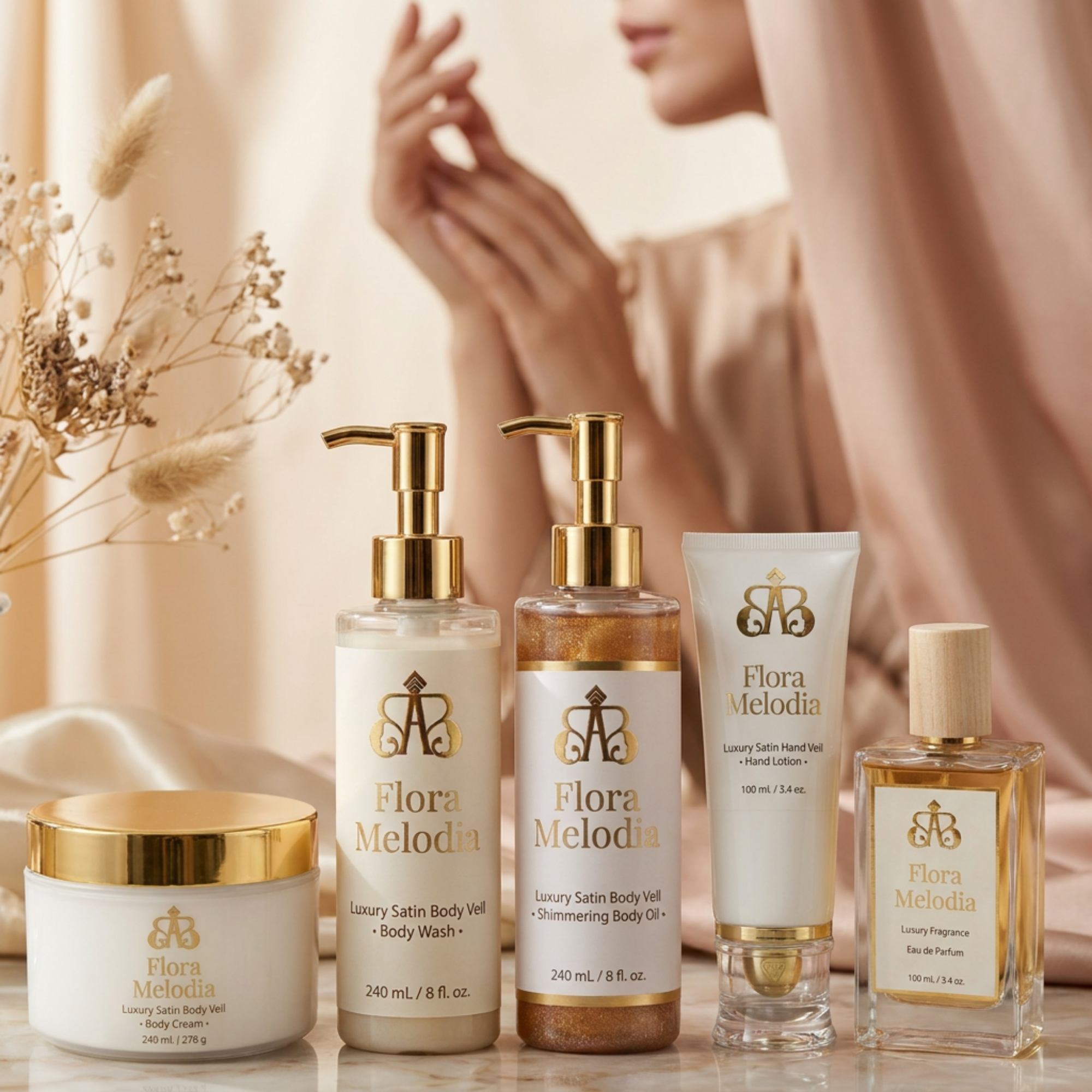Flora Melodia Luxury Body Veil Gift Set