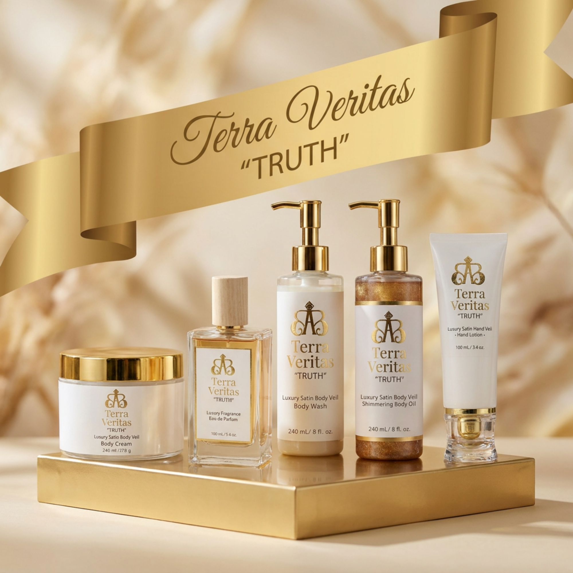 Terra Veritas "Truth" Luxury Body Veil Gift Set