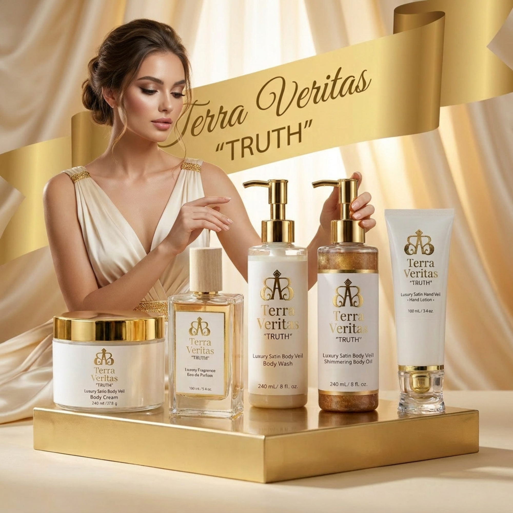 Terra Veritas "Truth" Luxury Body Veil Gift Set
