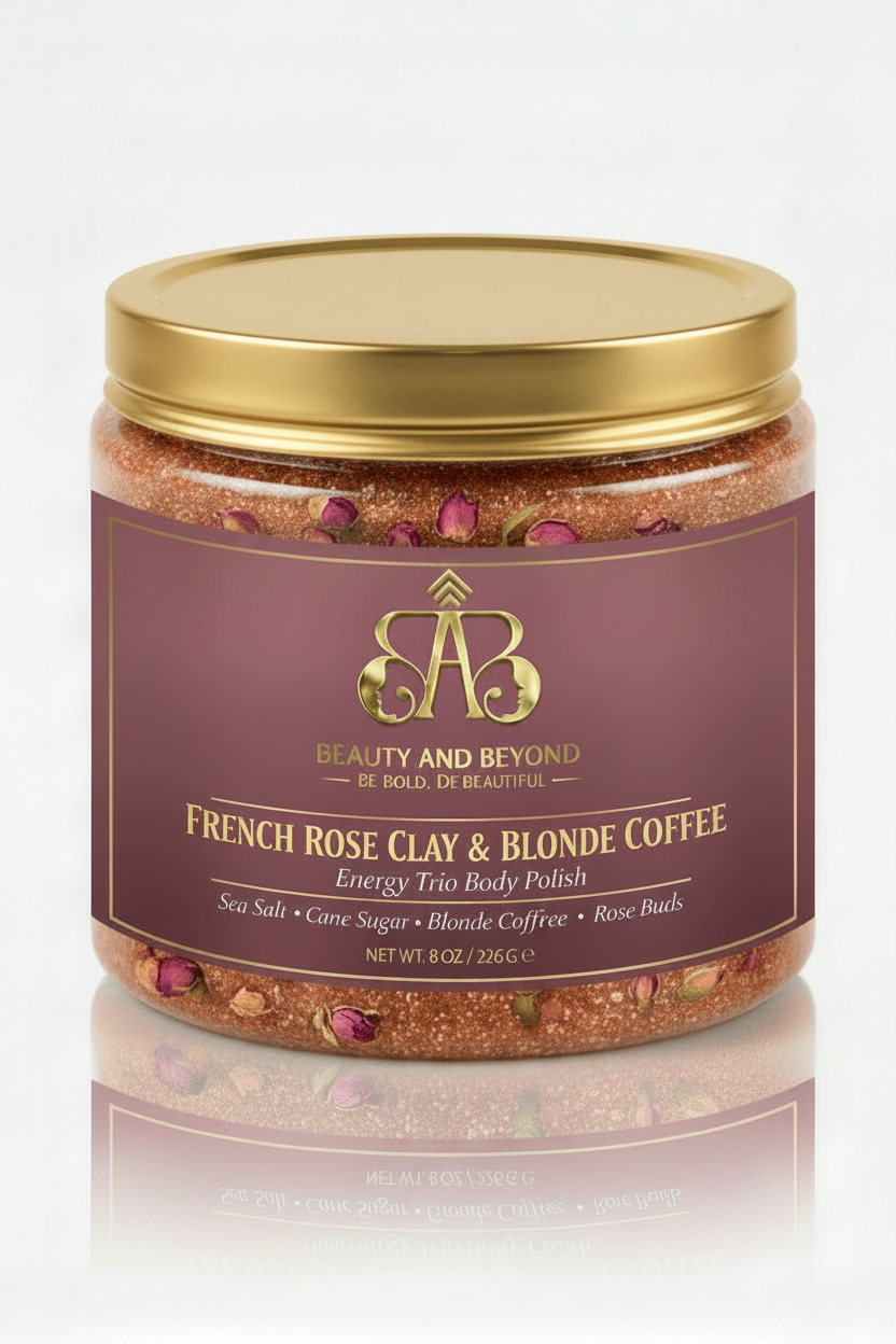 French Rose Clay & Blonde Coffee — Jar Lid On