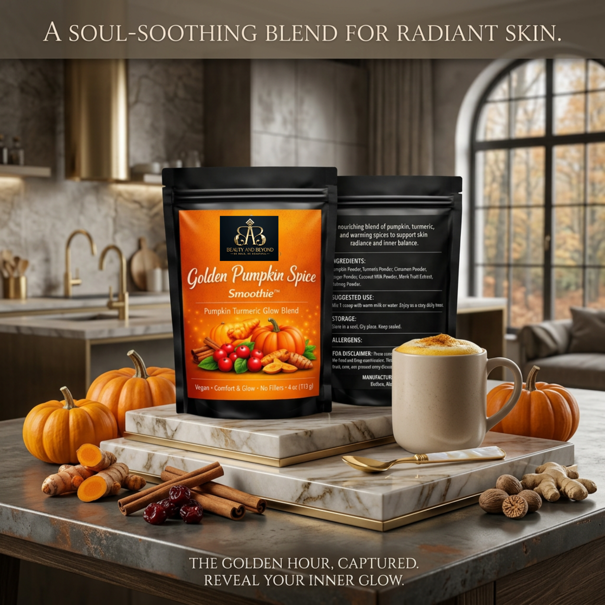 Golden Pumpkin Spice Wellness Shake™
