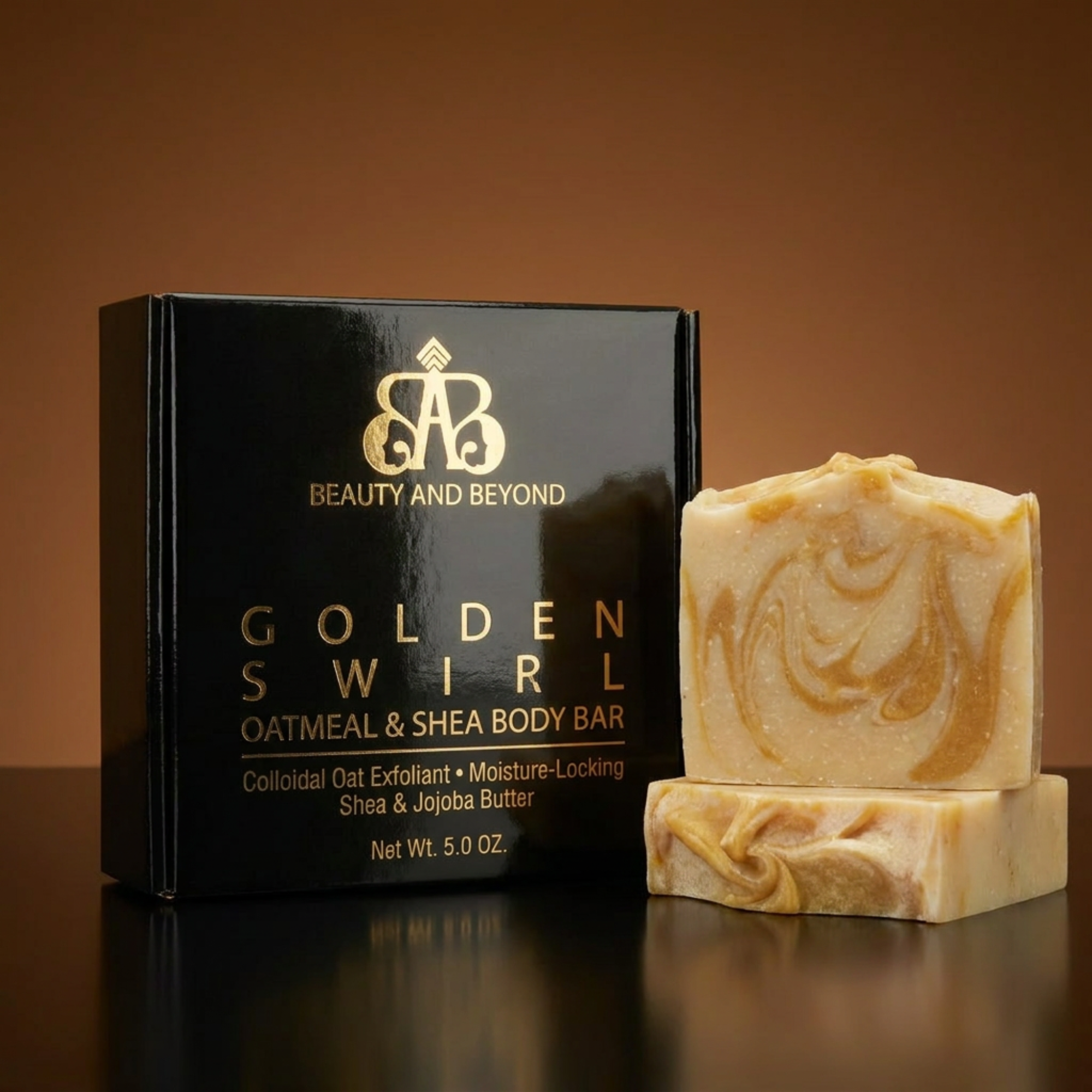 Golden Swirl Oatmeal & Shea Conditioning Body Bar