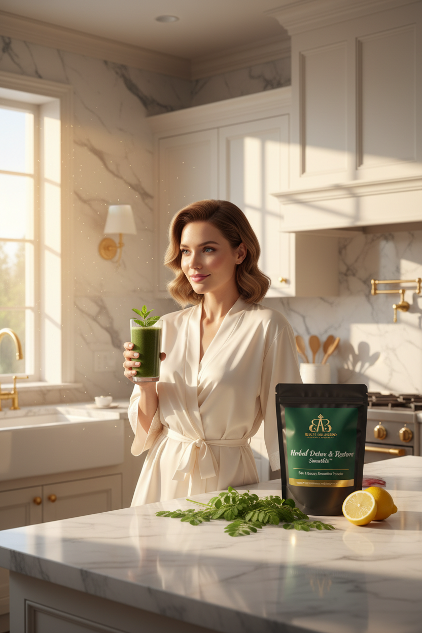 Herbal Detox & Restore Smoothie™ Lifestyle — Caucasian