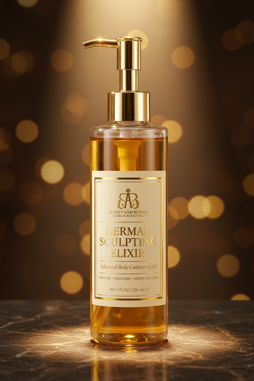 Dermal Sculpting Elixir flat label