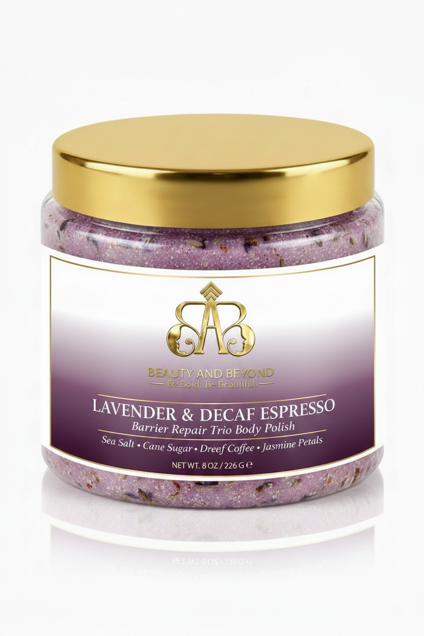 Lavender & Decaf Espresso — Wrapped on Jar