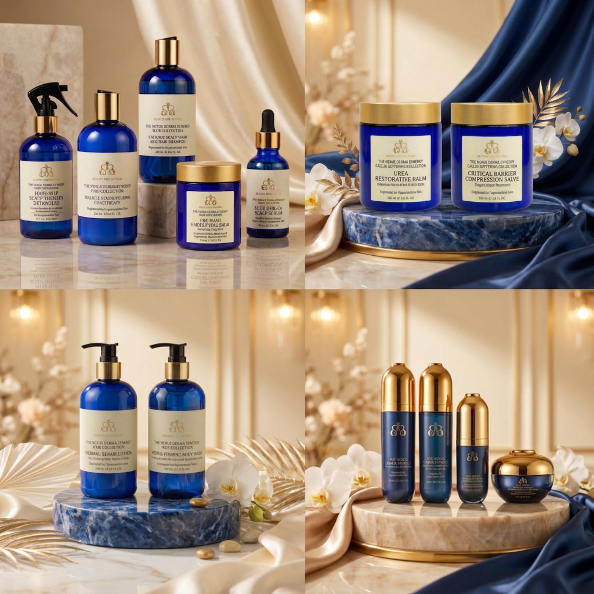 THE NEXUS DERMA SYNERGY COLLECTION — MASTER LUXURY SUITE Complete 13-Piece Clinical-Luxury Skin & Hair Care System