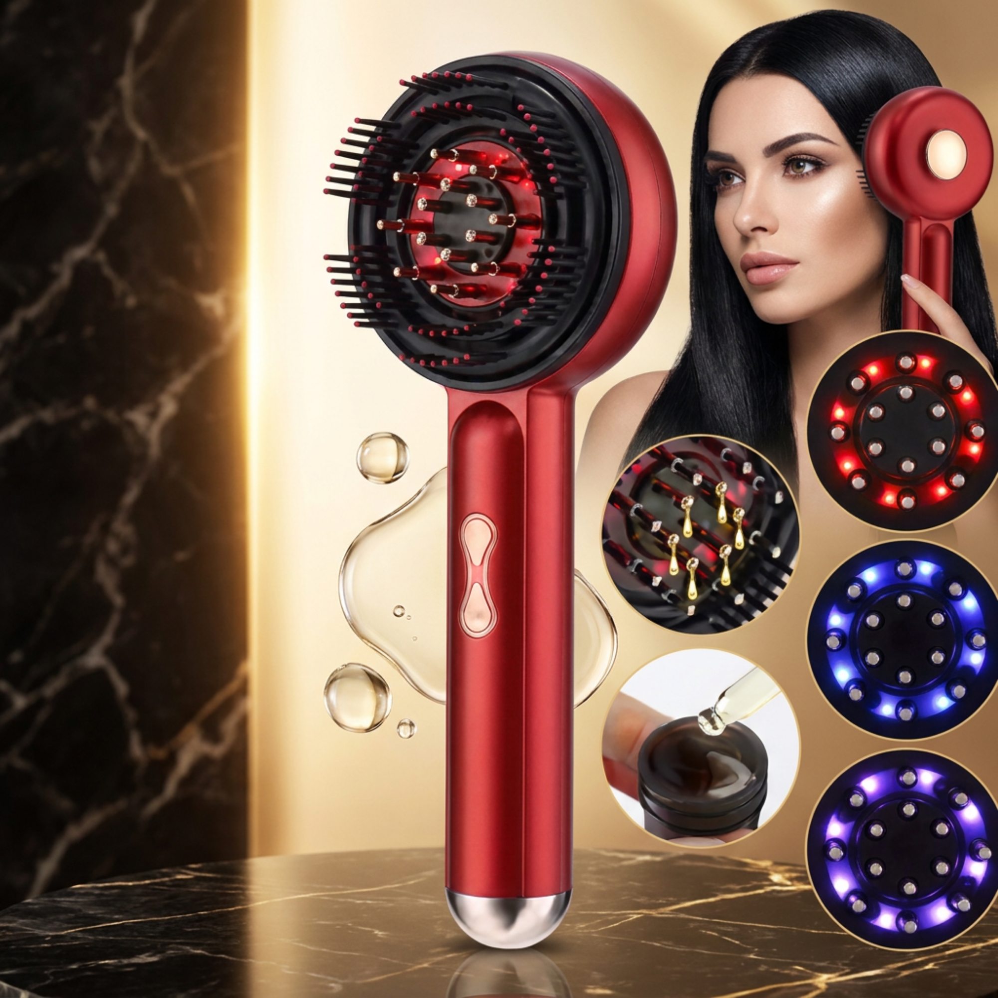 THE VELYXIS™ SCALP INFUSION DUO VELYXIS™ MOLECULAR MATRIX The Scalp Infusion Duo — Folli-Density Serum + LED Infusion Comb