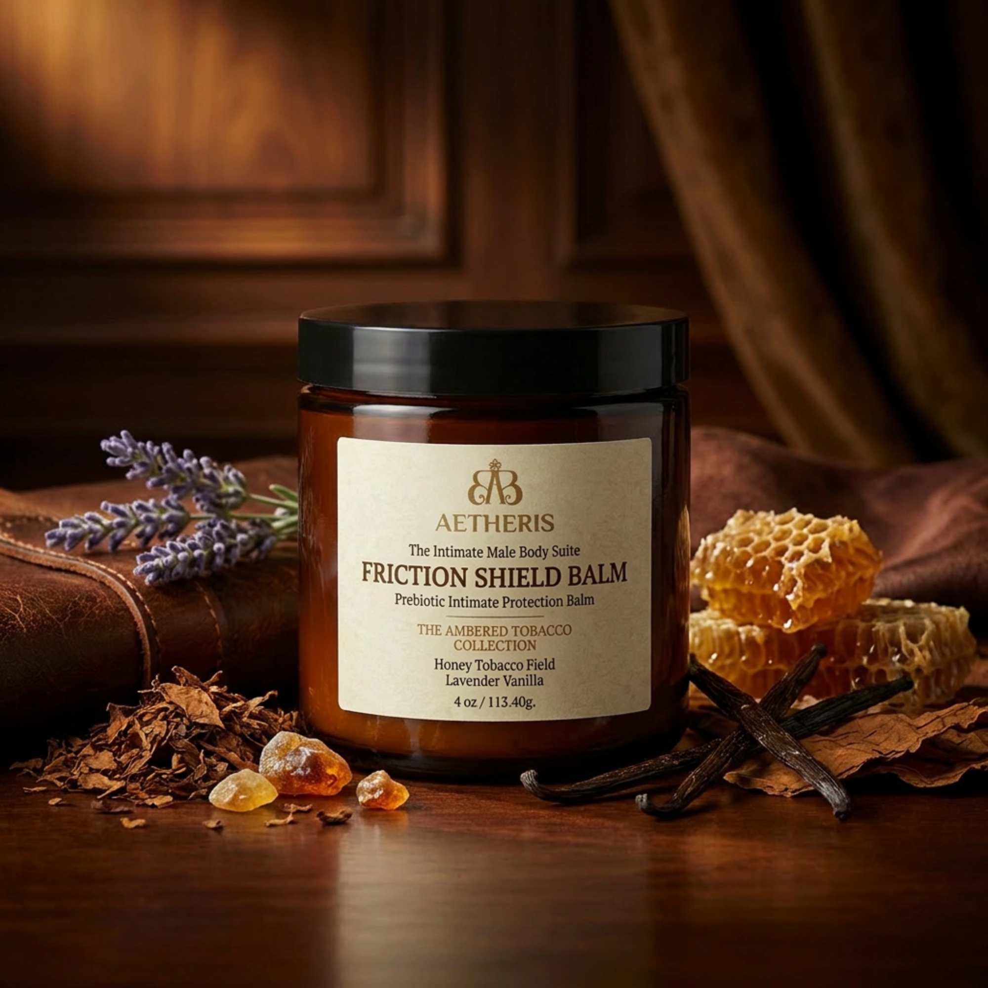 AETHERIS THE INTIMATE MALE BODY SUITE: THE AMBERED TOBACCO COLLECTION