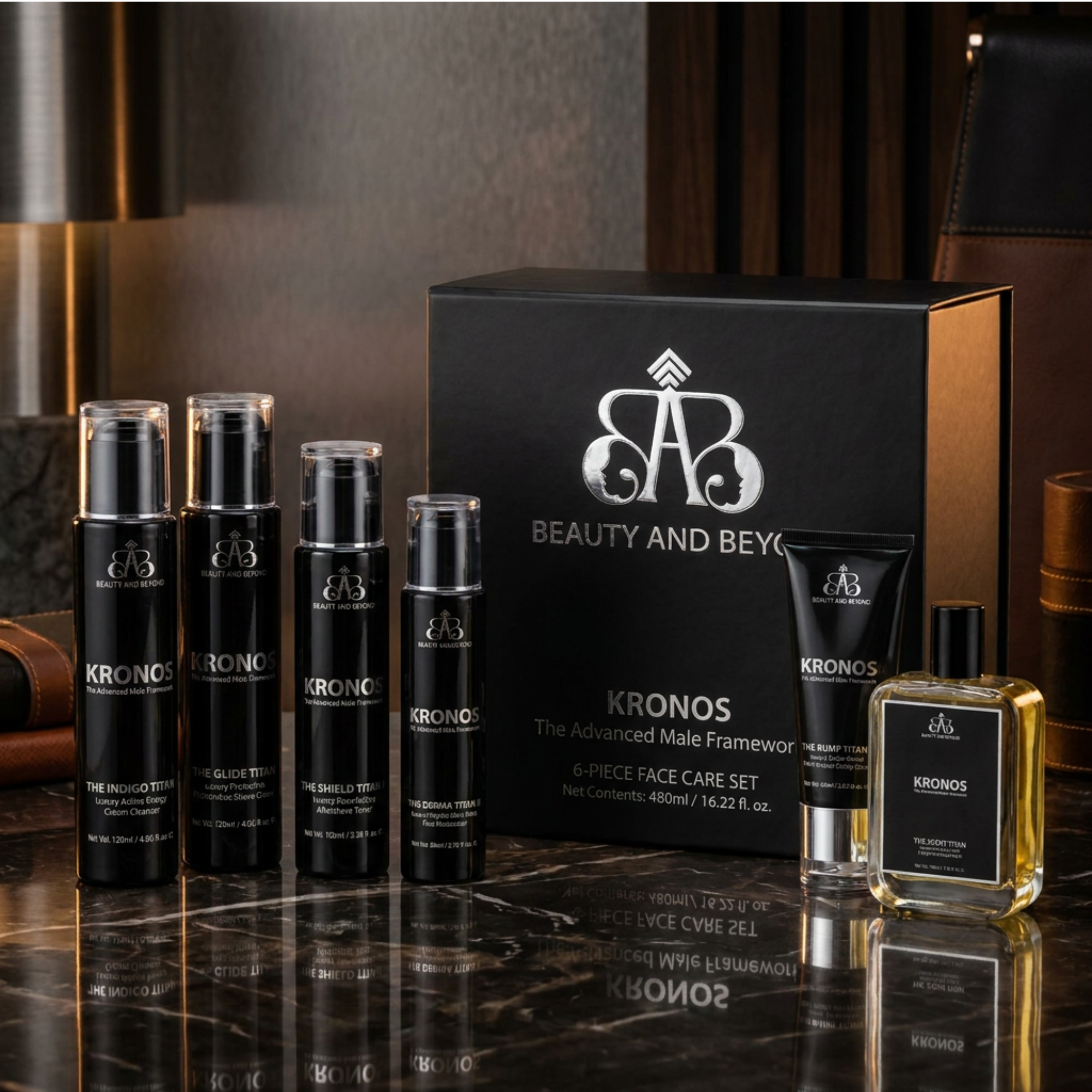 KRONOS: The Advanced Male Framework — 6-Piece Face Care Set