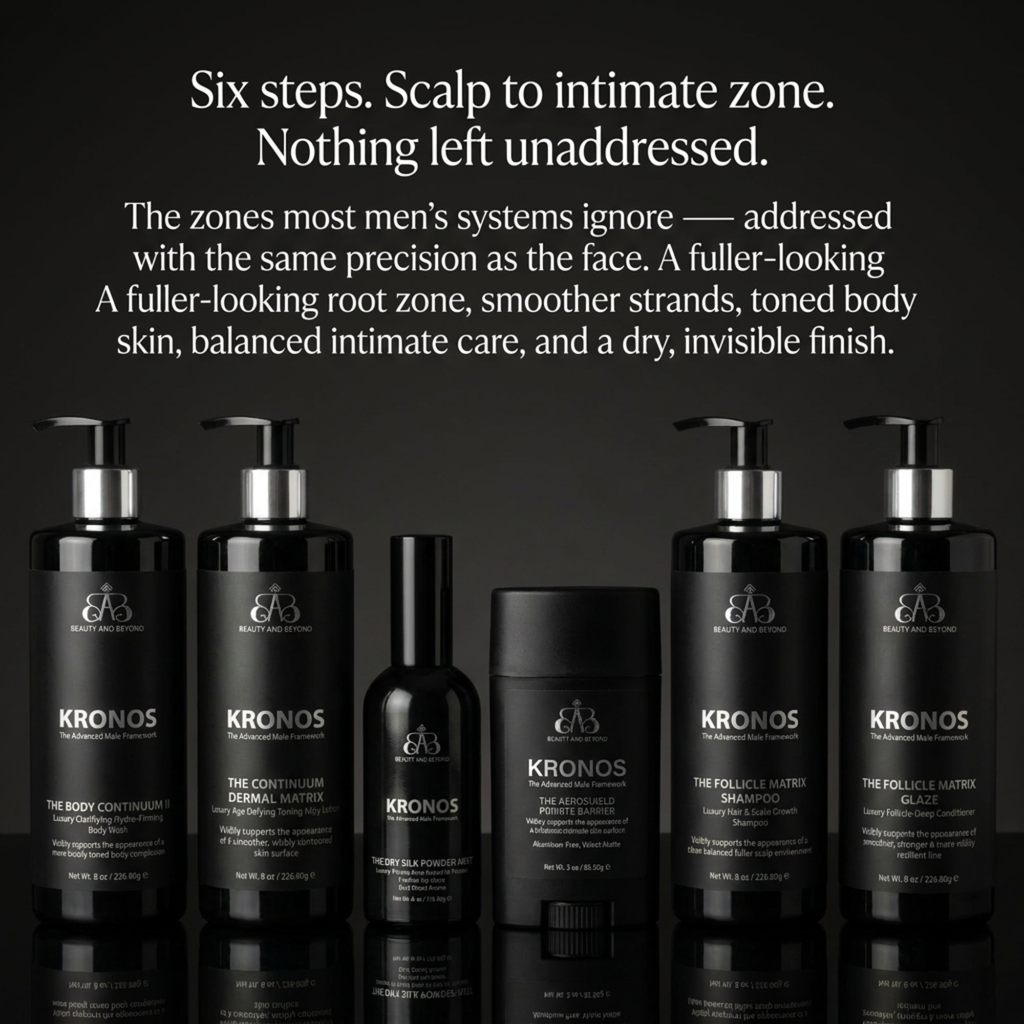 KRONOS: The Advanced Male Framework — 6-Piece Hair, Body & Intimate Suite