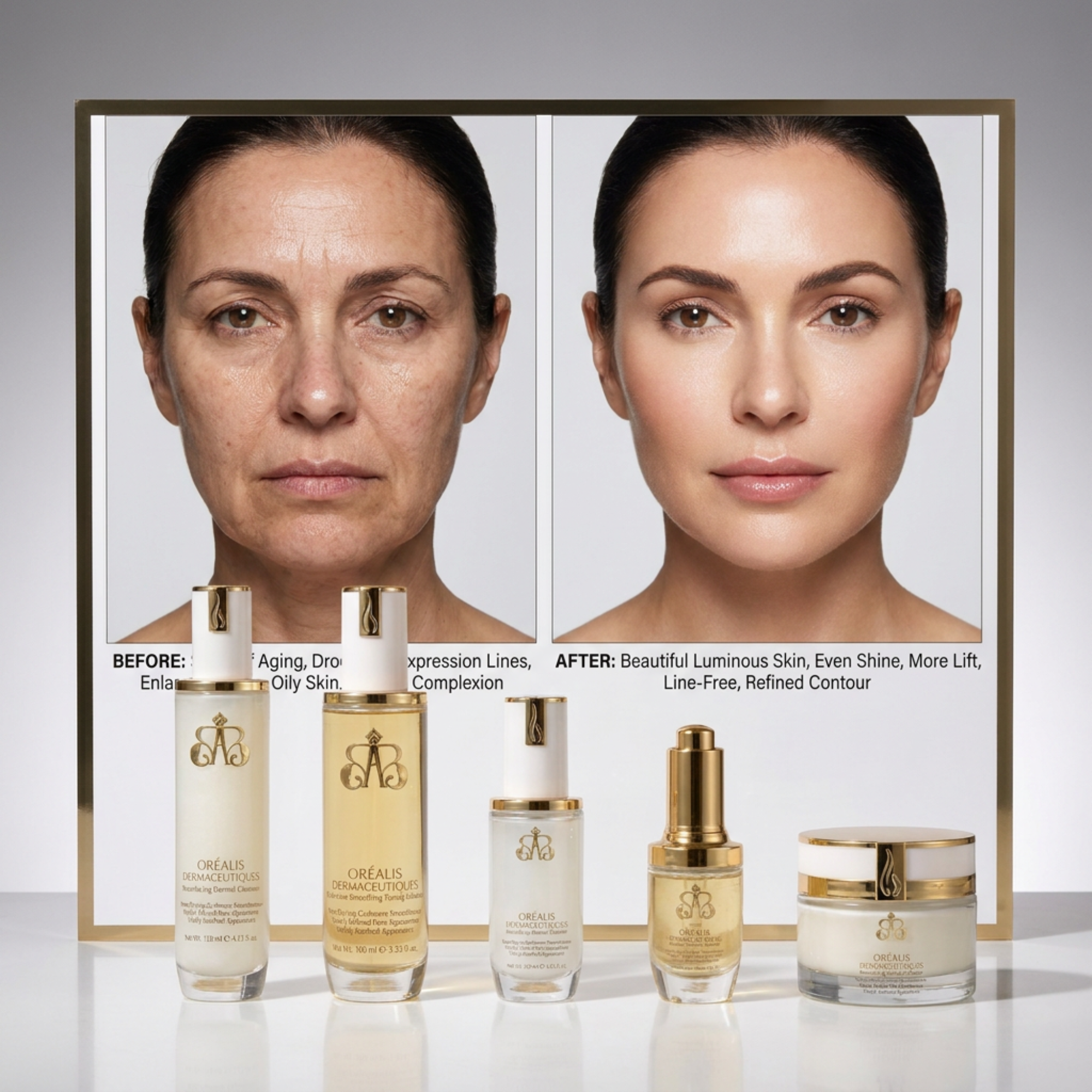 ORÉALIS DERMACEUTIQUES — The Complete Five-Piece Contour & Smoothing Ritual