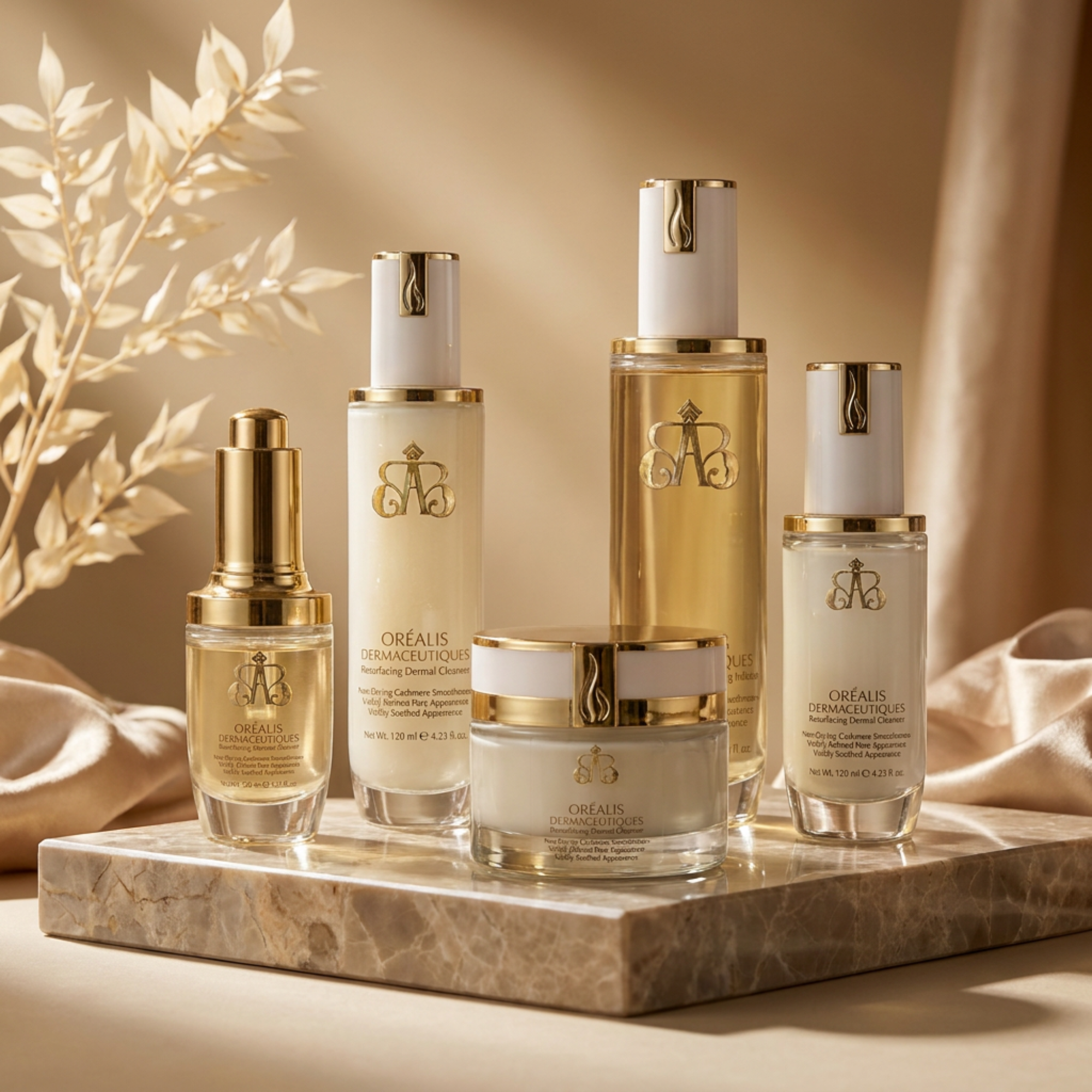 ORÉALIS DERMACEUTIQUES — The Complete Five-Piece Contour & Smoothing Ritual