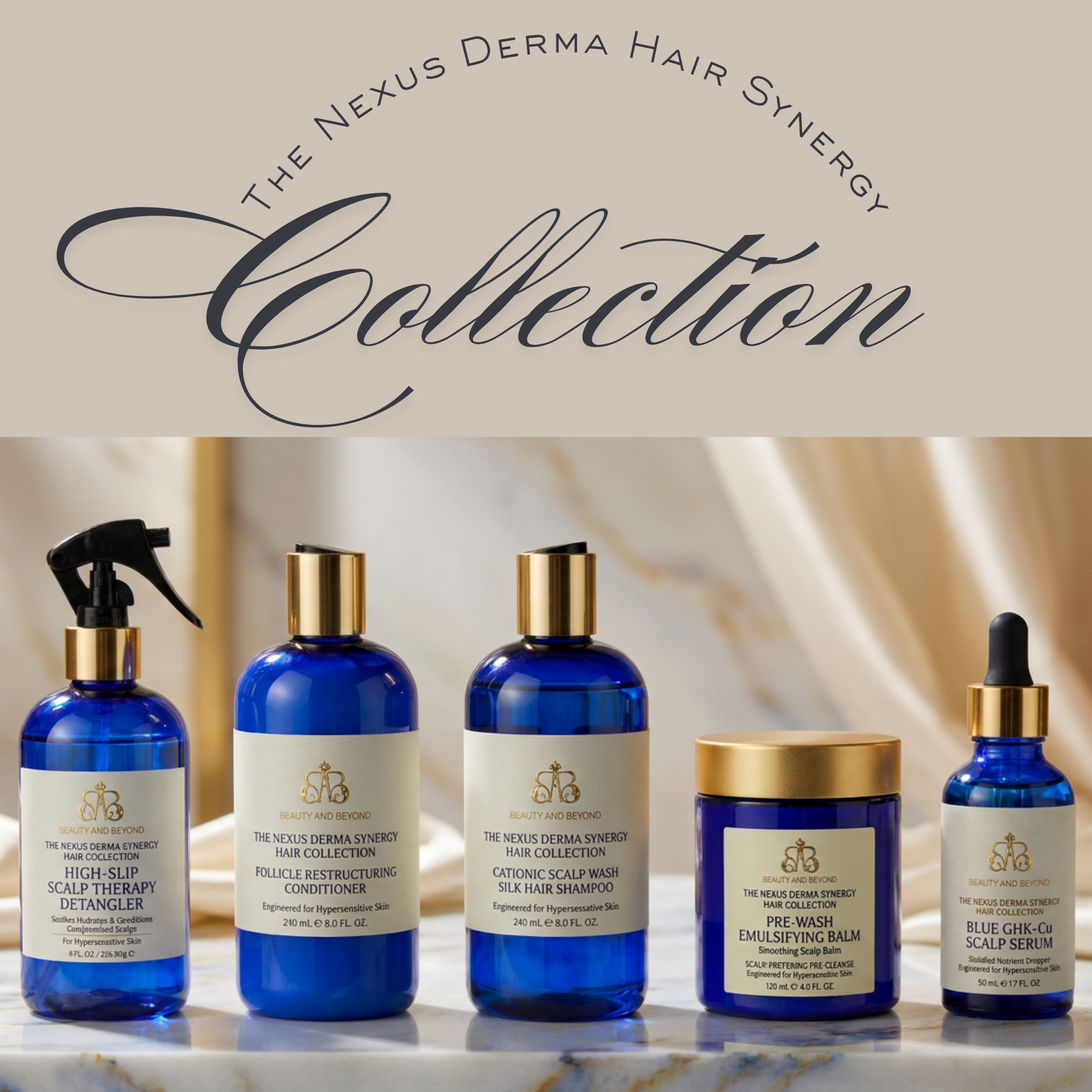 THE NEXUS DERMA SYNERGY COLLECTION — HAIR & SCALP CARE SUITE