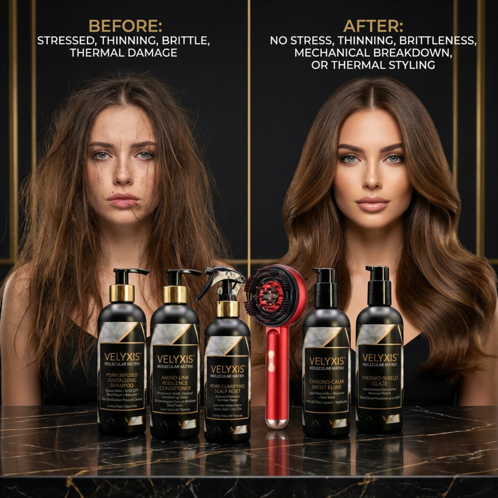 THE COMPLETE VELYXIS™ RITUAL SET- VELYXIS™ MOLECULAR MATRIX The Complete Ritual Set — 7-Piece Collection + LED Infusion Comb