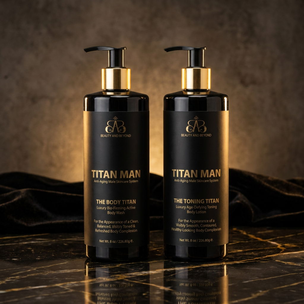 TITAN MAN Anti-Aging Male Total Body Skincare System — Complete 10-Piece Master System