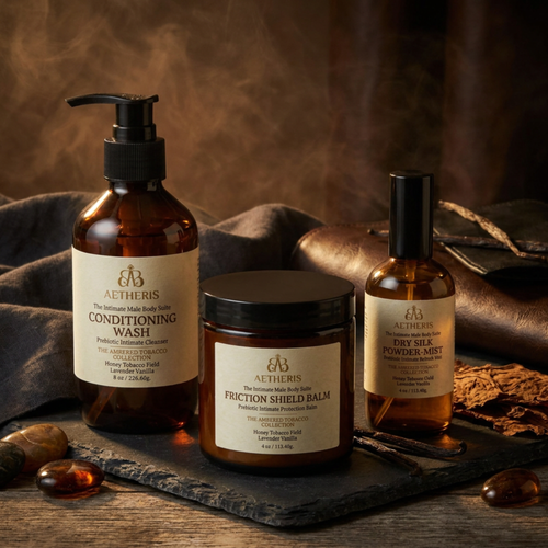 AETHERIS THE INTIMATE MALE BODY SUITE: THE AMBERED TOBACCO COLLECTION