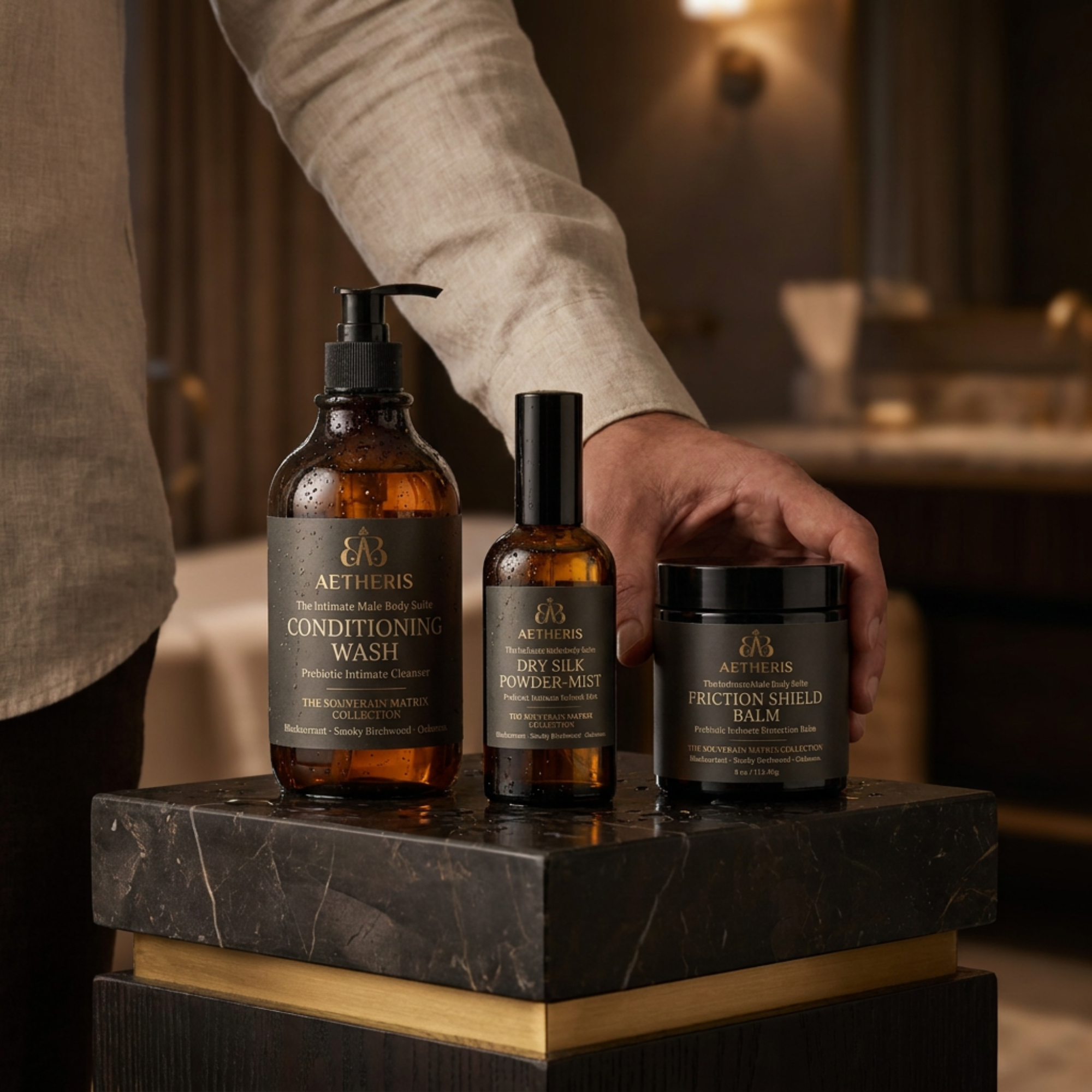 AETHERIS THE INTIMATE MALE BODY SUITE:THE SOUVERAIN MATRIX COLLECTION