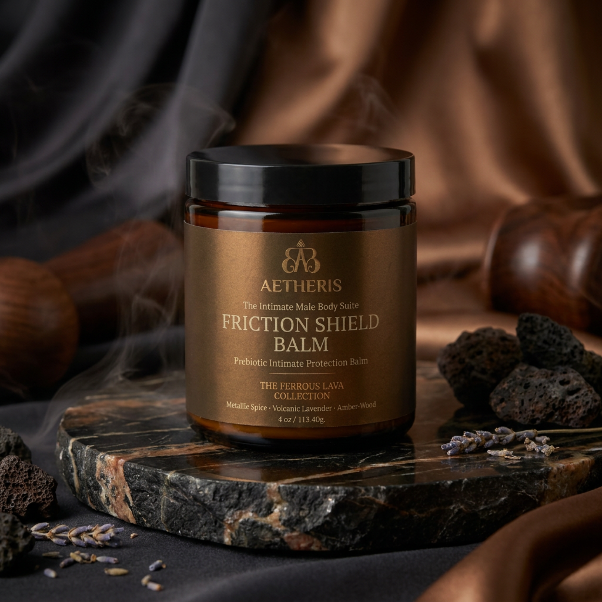 AETHERIS THE INTIMATE MALE BODY SUITE: THE FERROUS LAVA COLLECTION