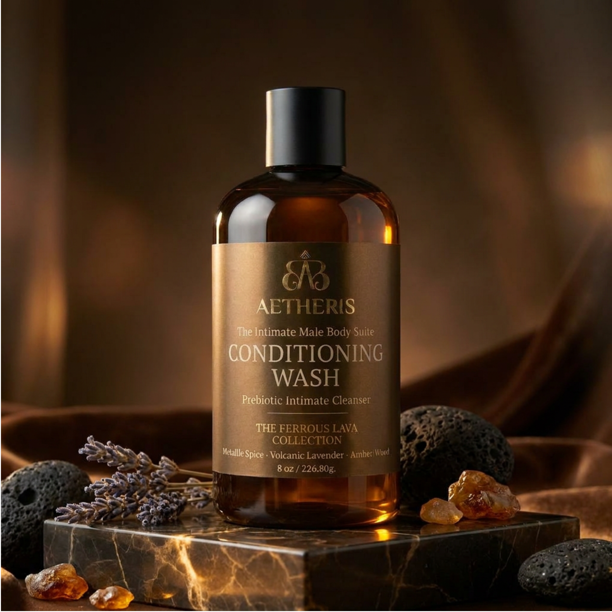 AETHERIS THE INTIMATE MALE BODY SUITE: THE FERROUS LAVA COLLECTION