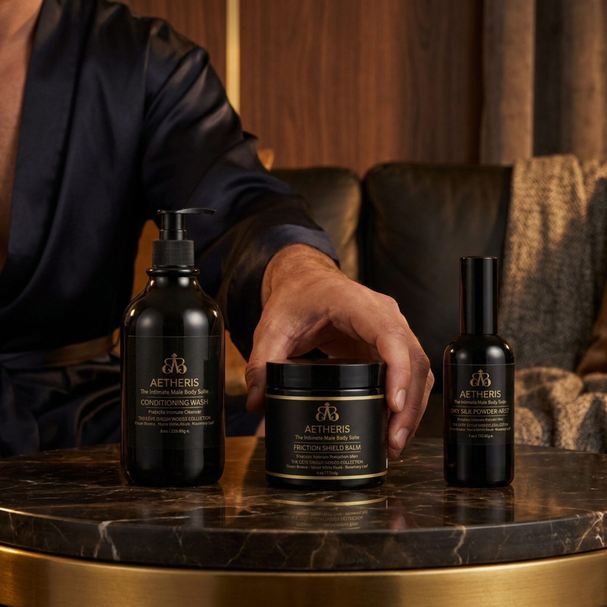 AETHERIS THE INTIMATE MALE BODY SUITE: THE CÔTE D'AZUR WOODS COLLECTION