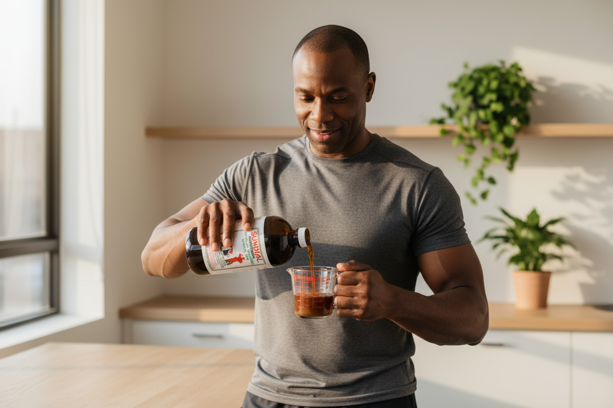 Manback Botanical Tea - Lifestyle Usage