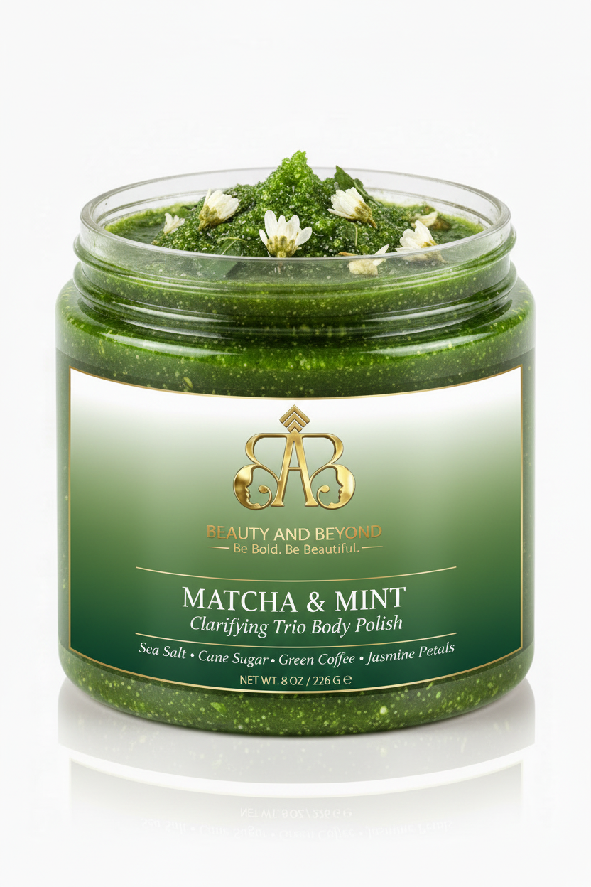 Matcha & Mint — Jar Lid Off, Mounded Scrub