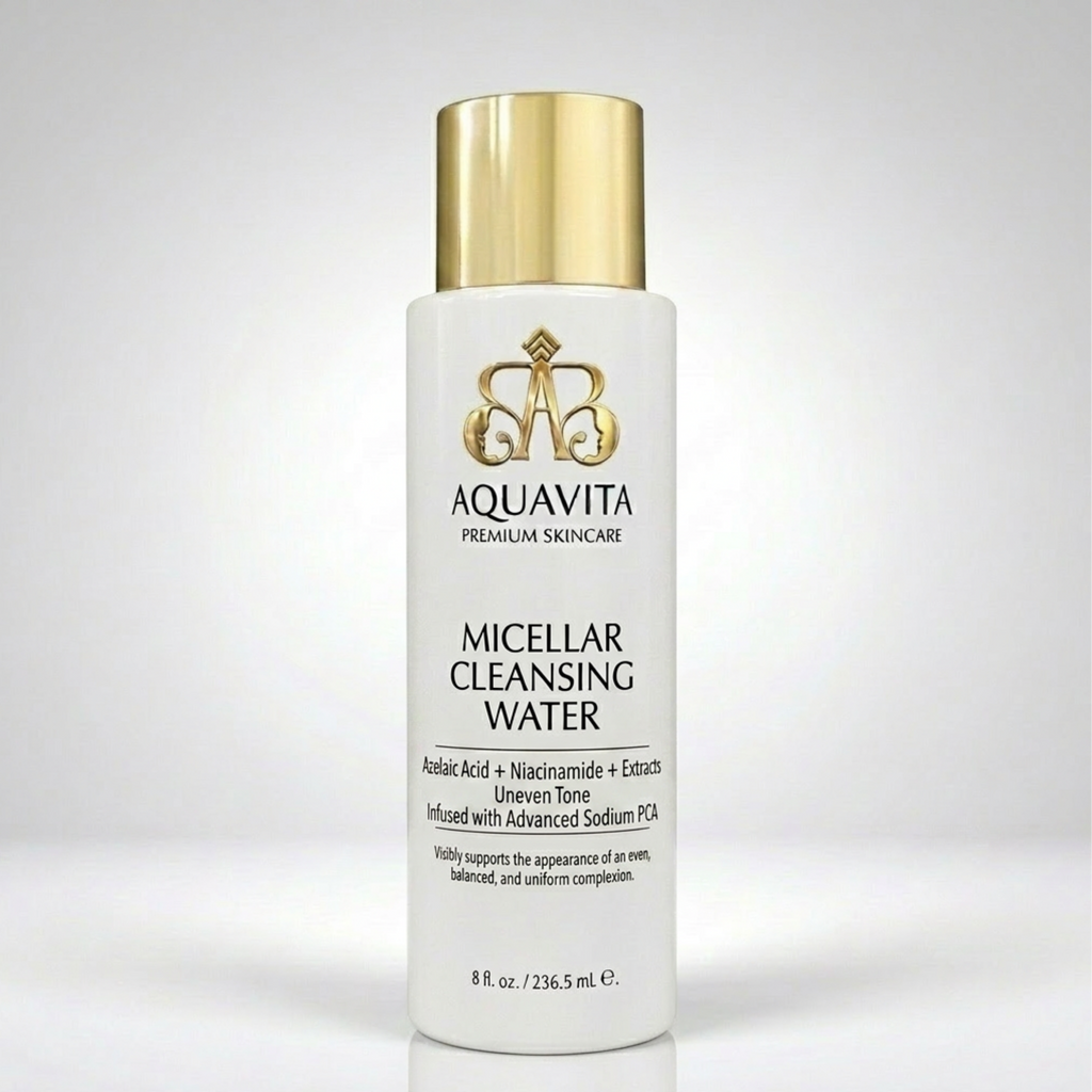 AquaVita Micellar Cleansing Water: Azelaic Acid + Niacinamide + Extracts — Uneven Tone