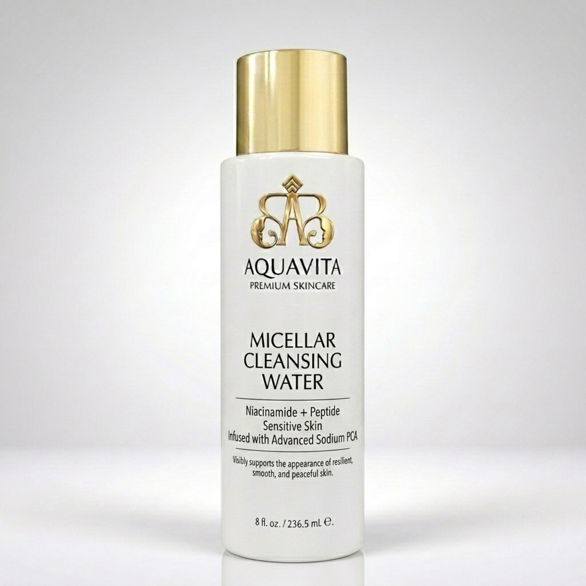 AquaVita Micellar Cleansing Water: Niacinamide + Peptide — Sensitive Skin