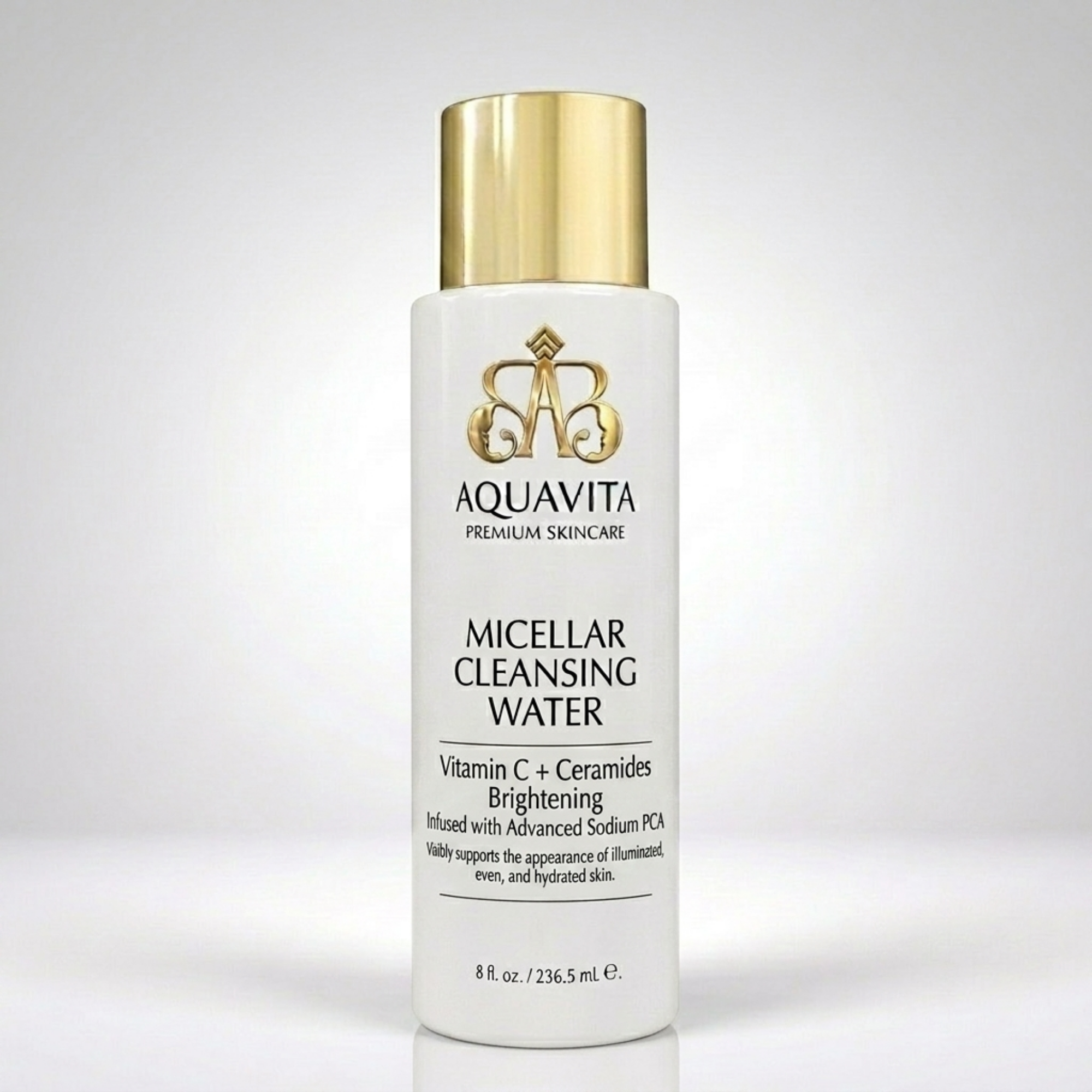 AquaVita Micellar Cleansing Water: Vitamin C + Ceramides — Brightening