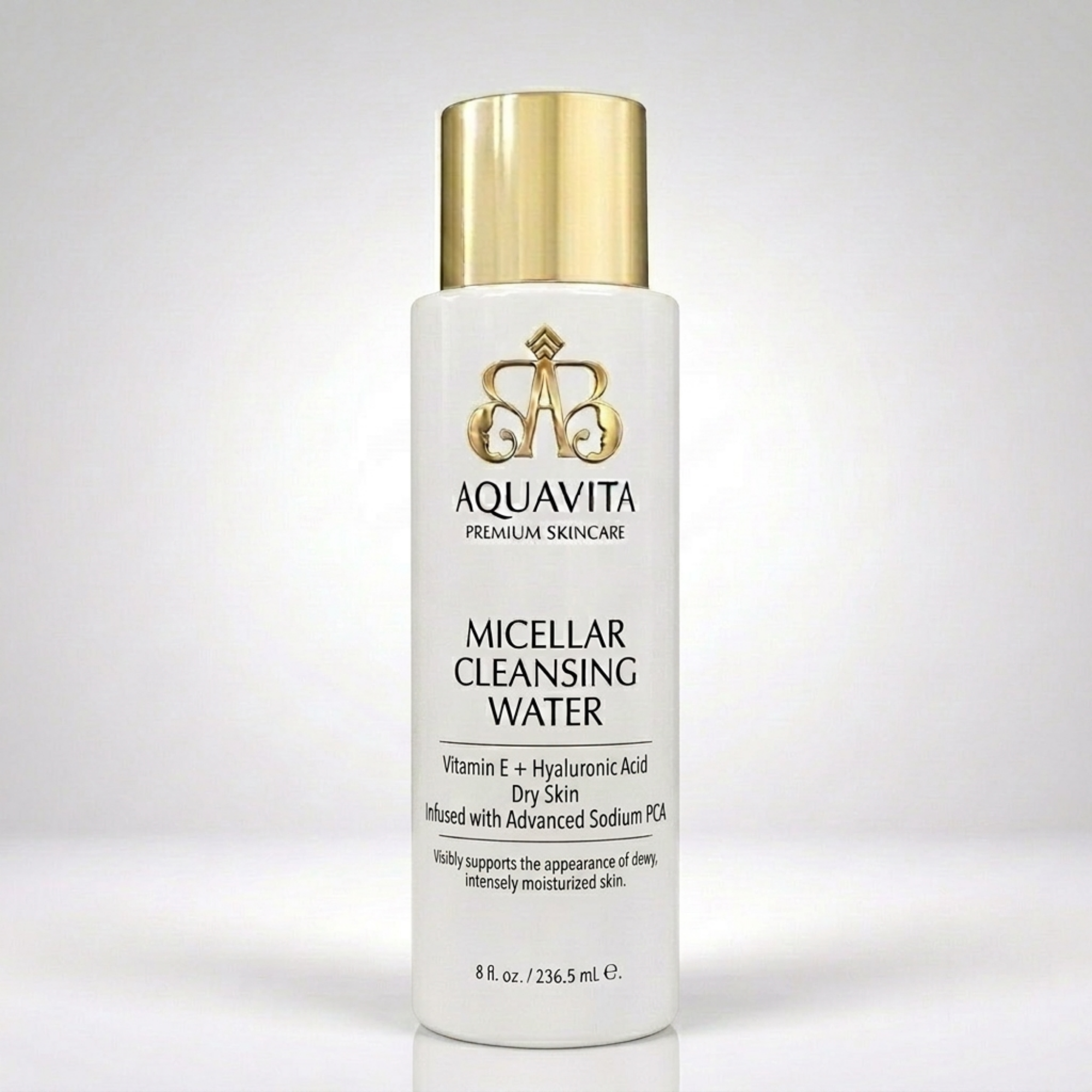 AquaVita Micellar Cleansing Water: Vitamin E + Hyaluronic Acid — Dry Skin