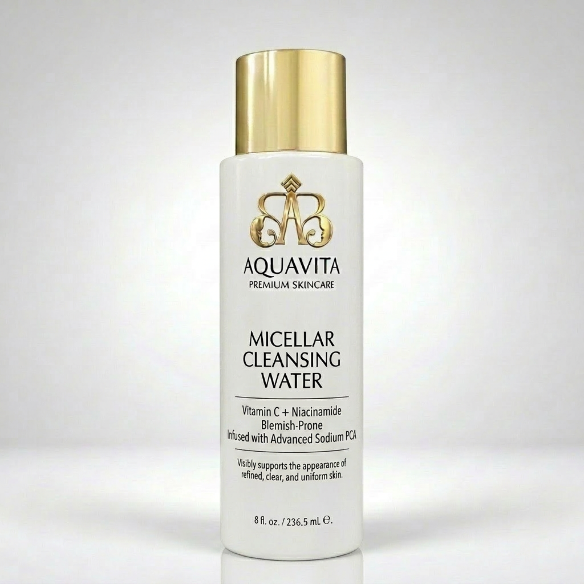AquaVita Micellar Cleansing Water: Vitamin C + Niacinamide — Blemish-Prone