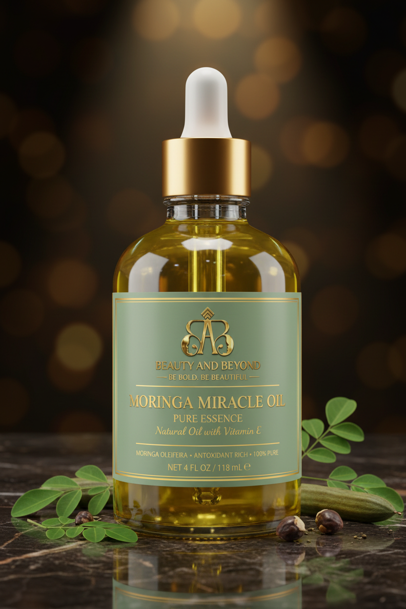 Moringa Miracle Oil — Final Bottle Hero Shot