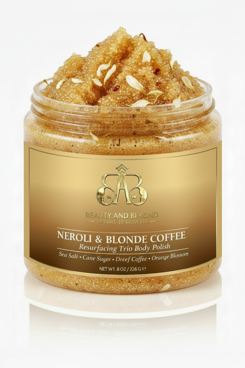 Neroli & Blonde Coffee — Jar Lid Off
