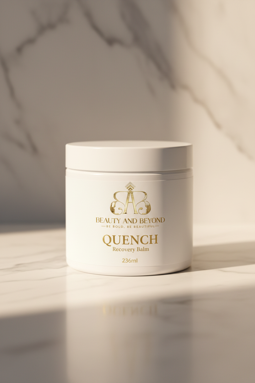 Quench Recovery Balm - White Jar Gold Logo