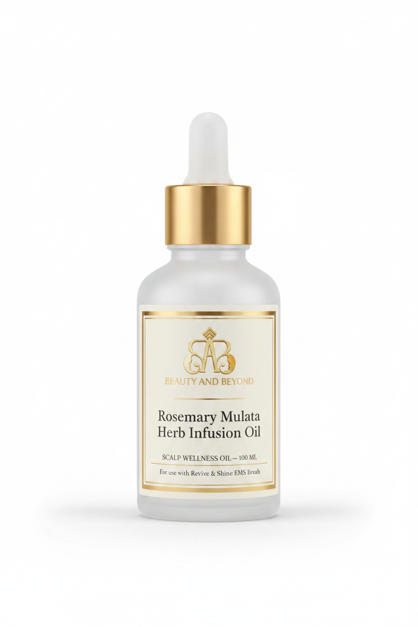 Rosemary Mulata Herb Infusion Oil — Label Mockup