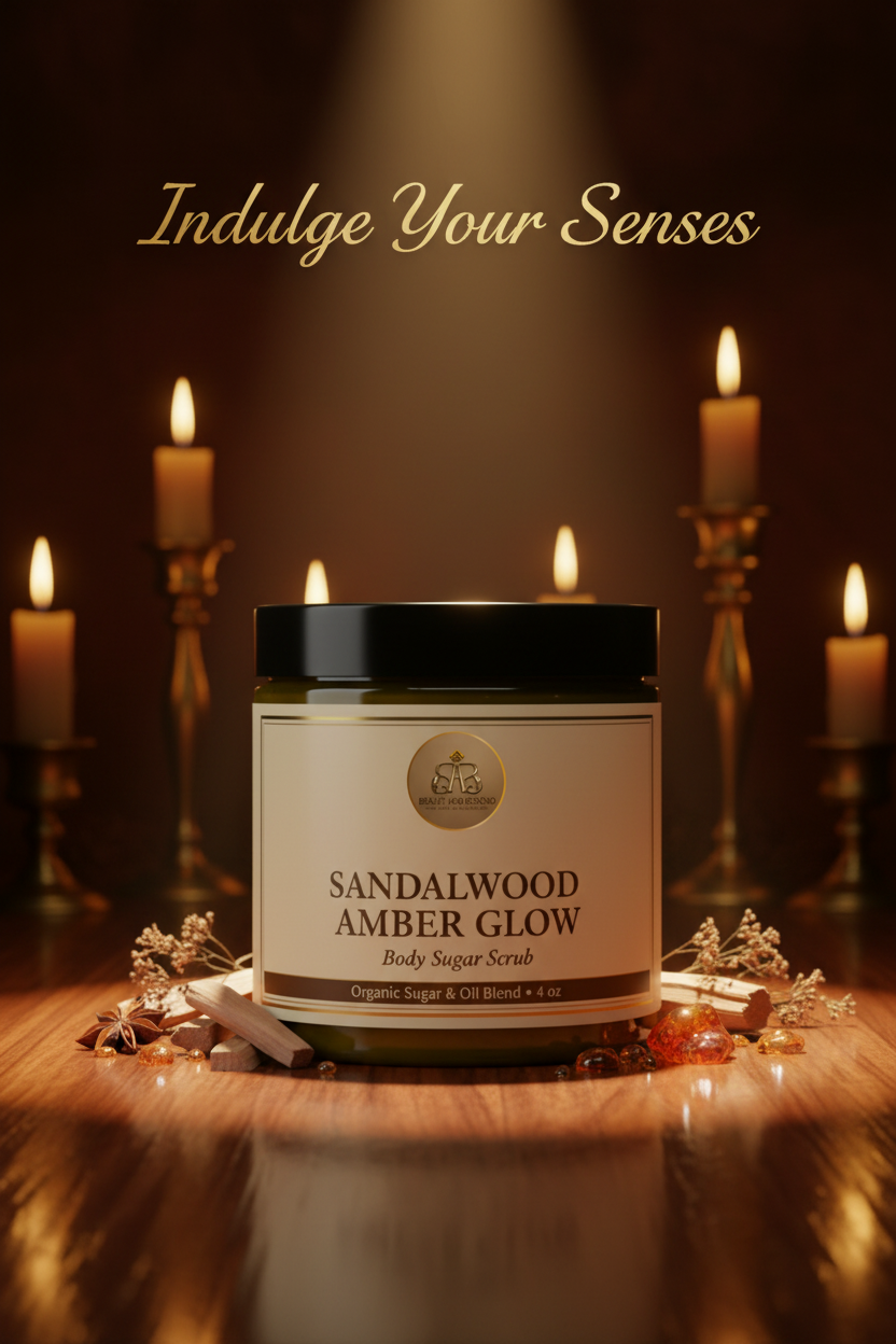 Sandalwood Amber Glow — Hero