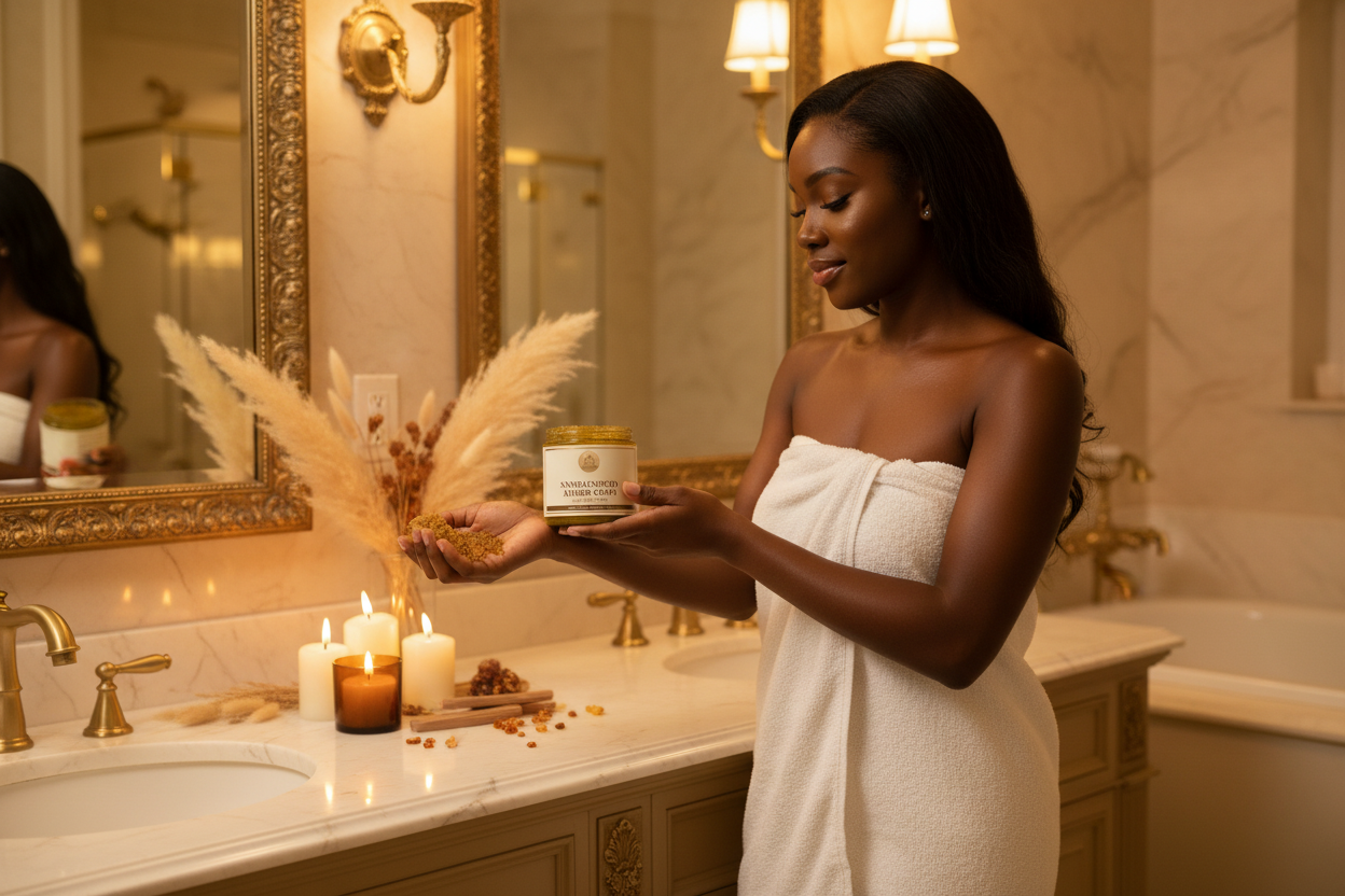 Sandalwood Amber Glow — Lifestyle