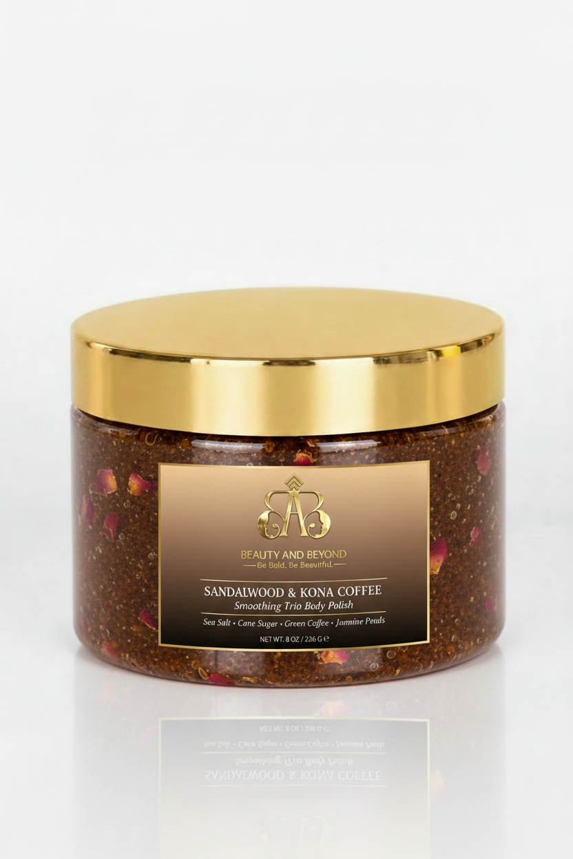 Sandalwood & Kona Coffee — Full Wrap Jar